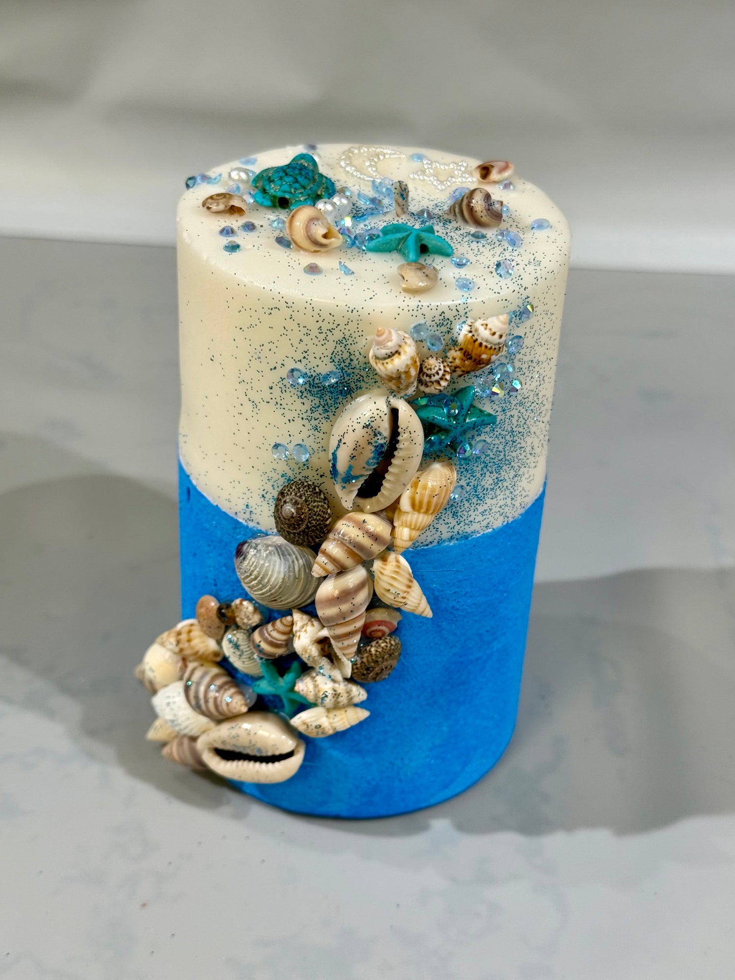 concrete candle