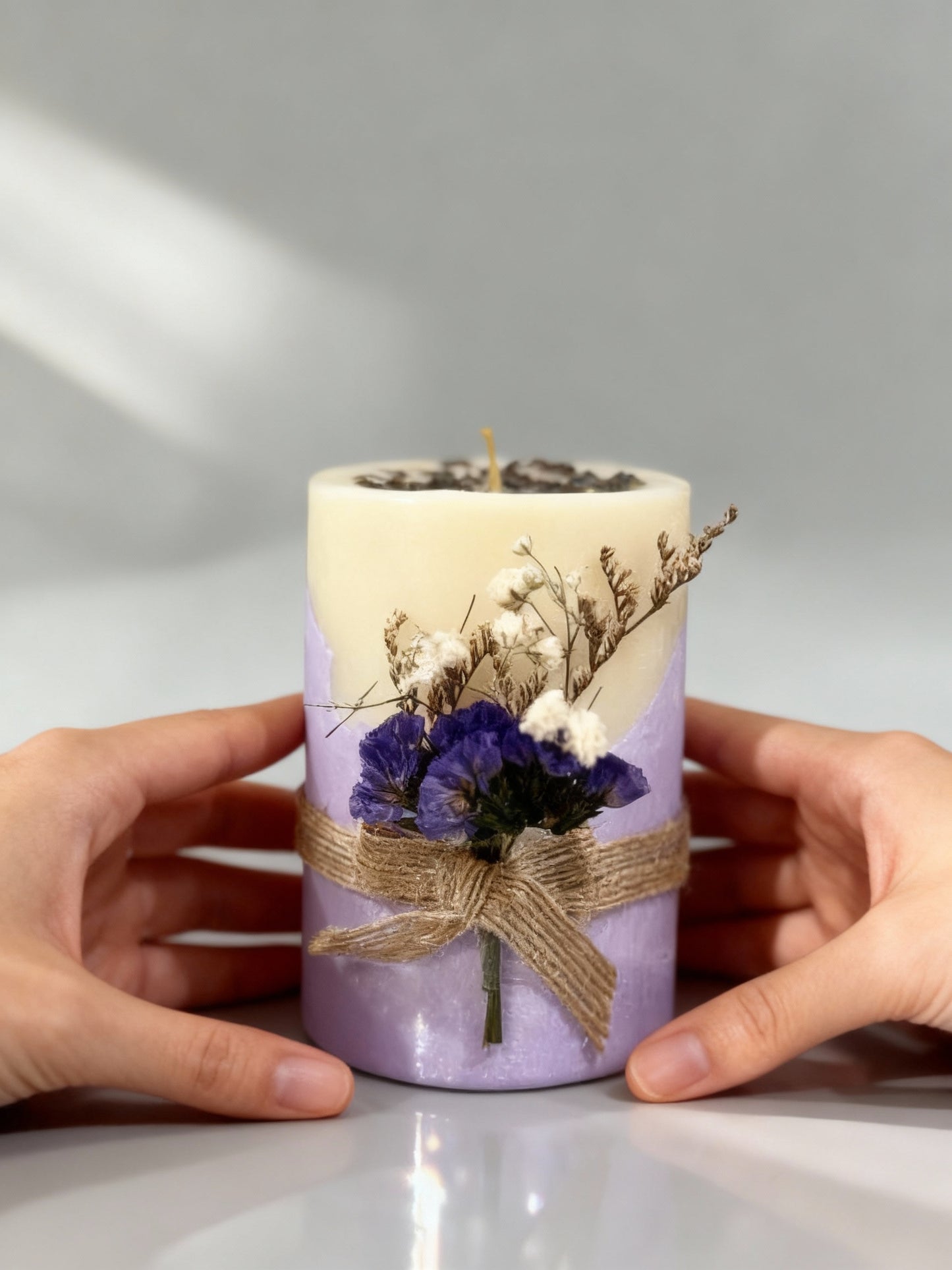 Decorative concrete Candle
