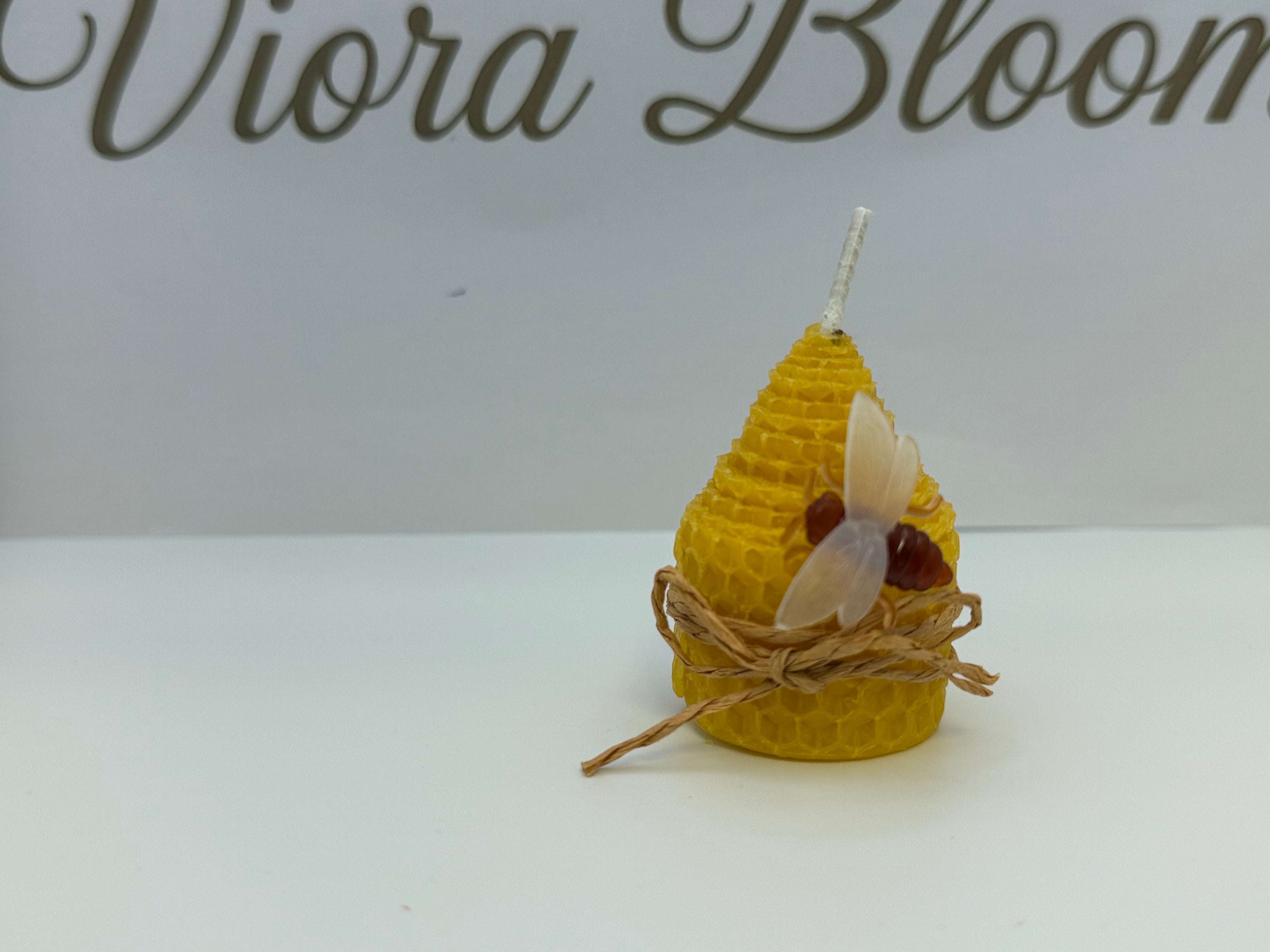 Beeswax- Candle With Bee