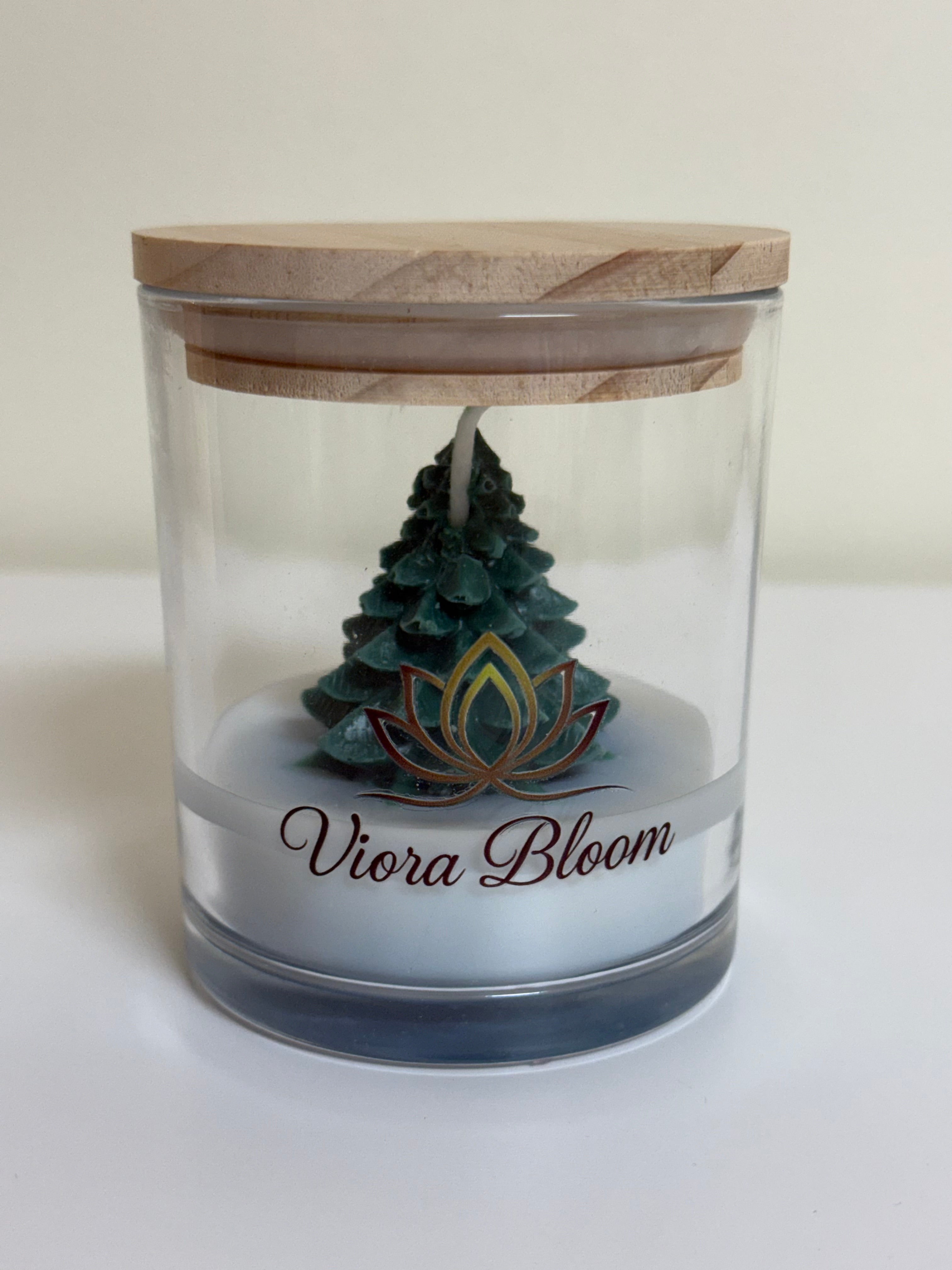 Christmas Tree Jar Candle