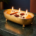 Citrus Spiced Sail Urli Candle – 8 inch