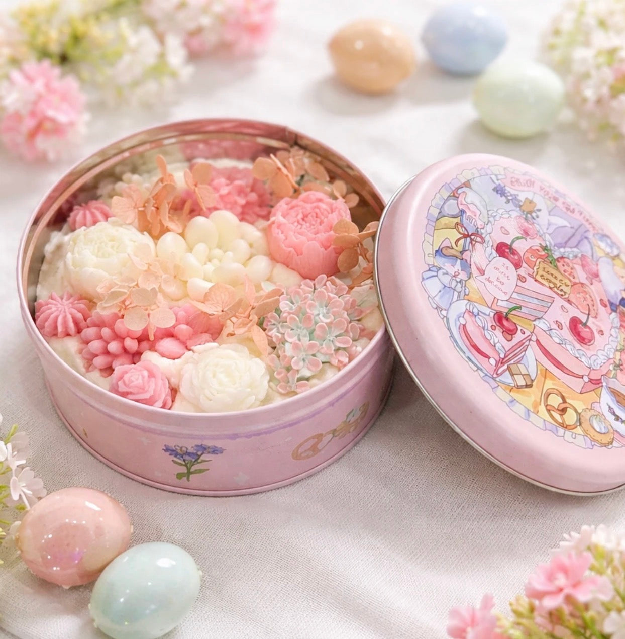 Luxury Floral Box Candle
