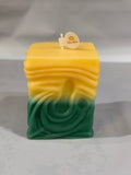 Textured Colorblock Candle