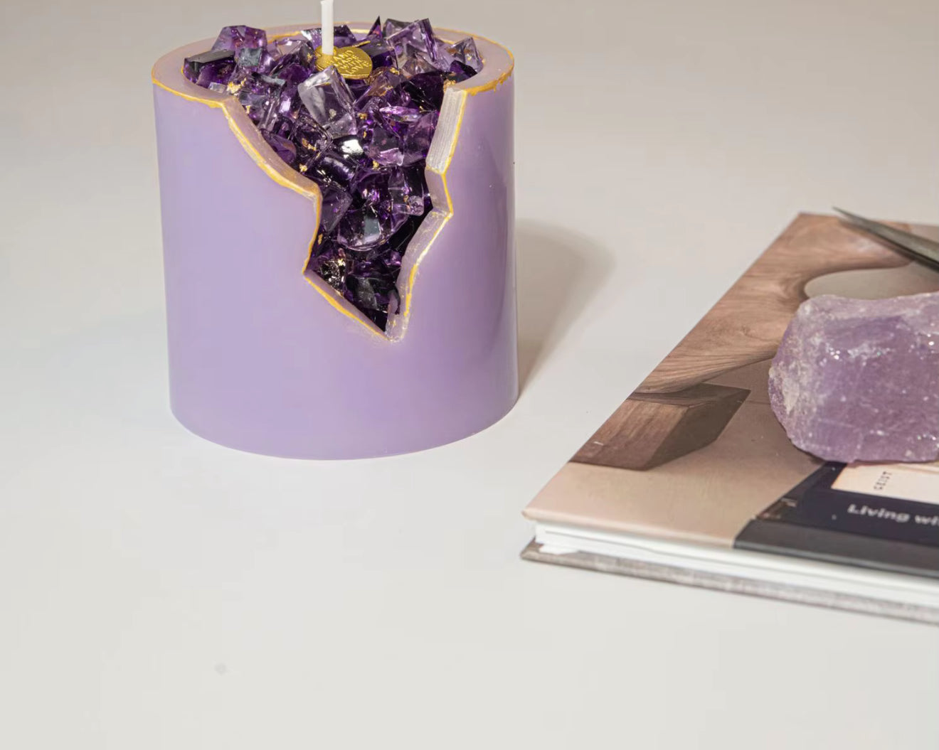 Crystal Geode Candle