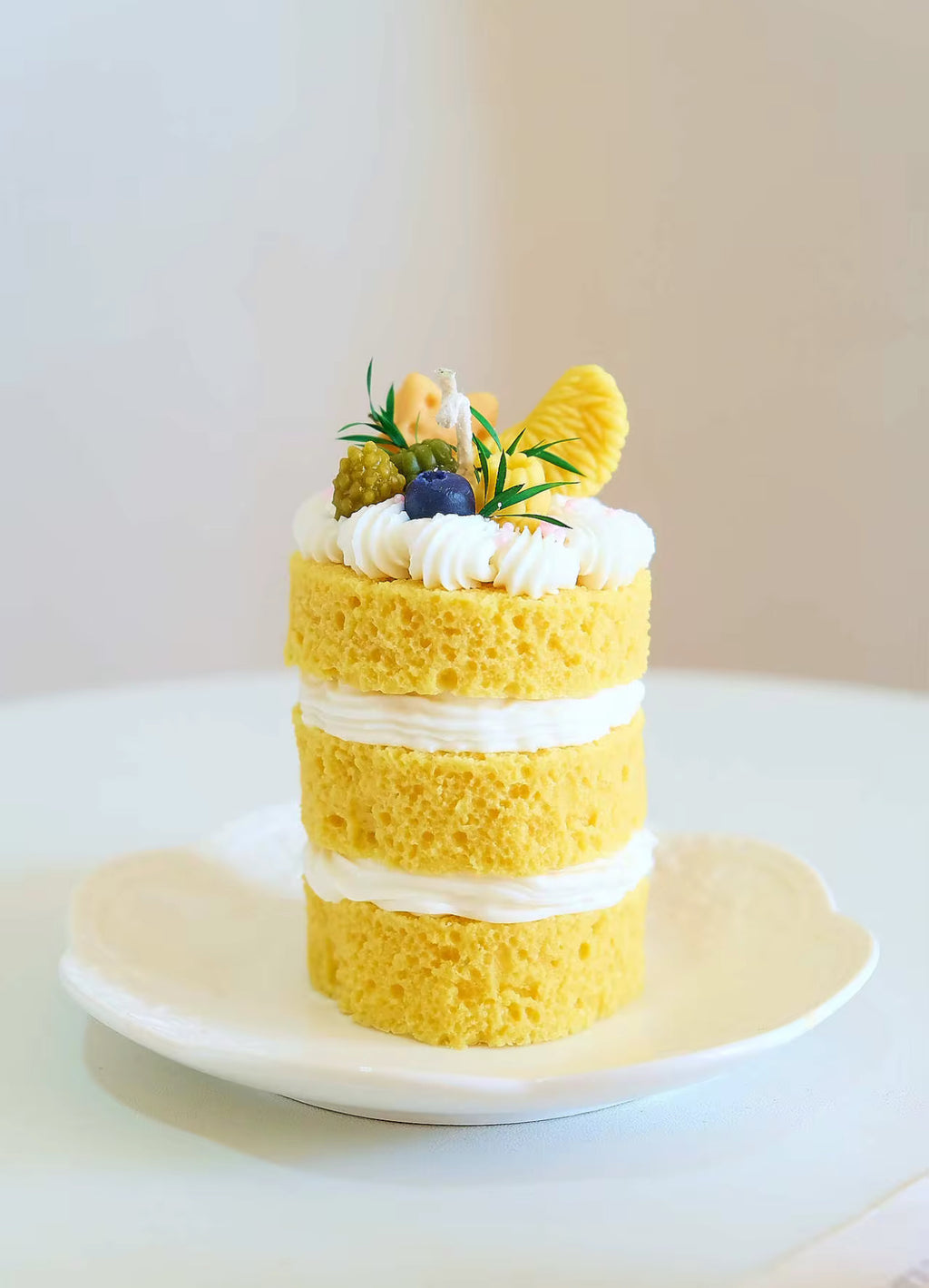 Whipped Cake Candle