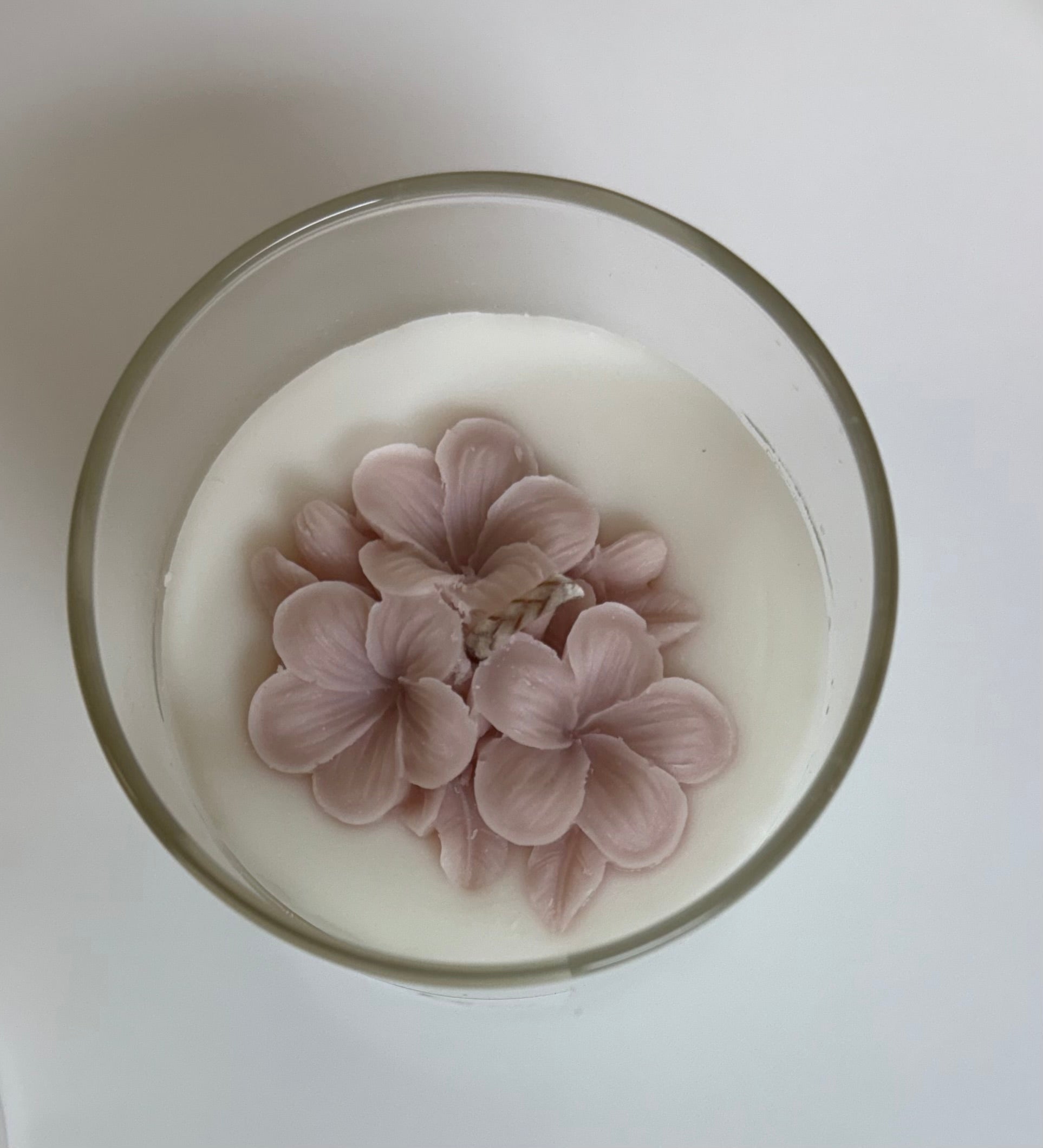 Hydrangea Flower candle