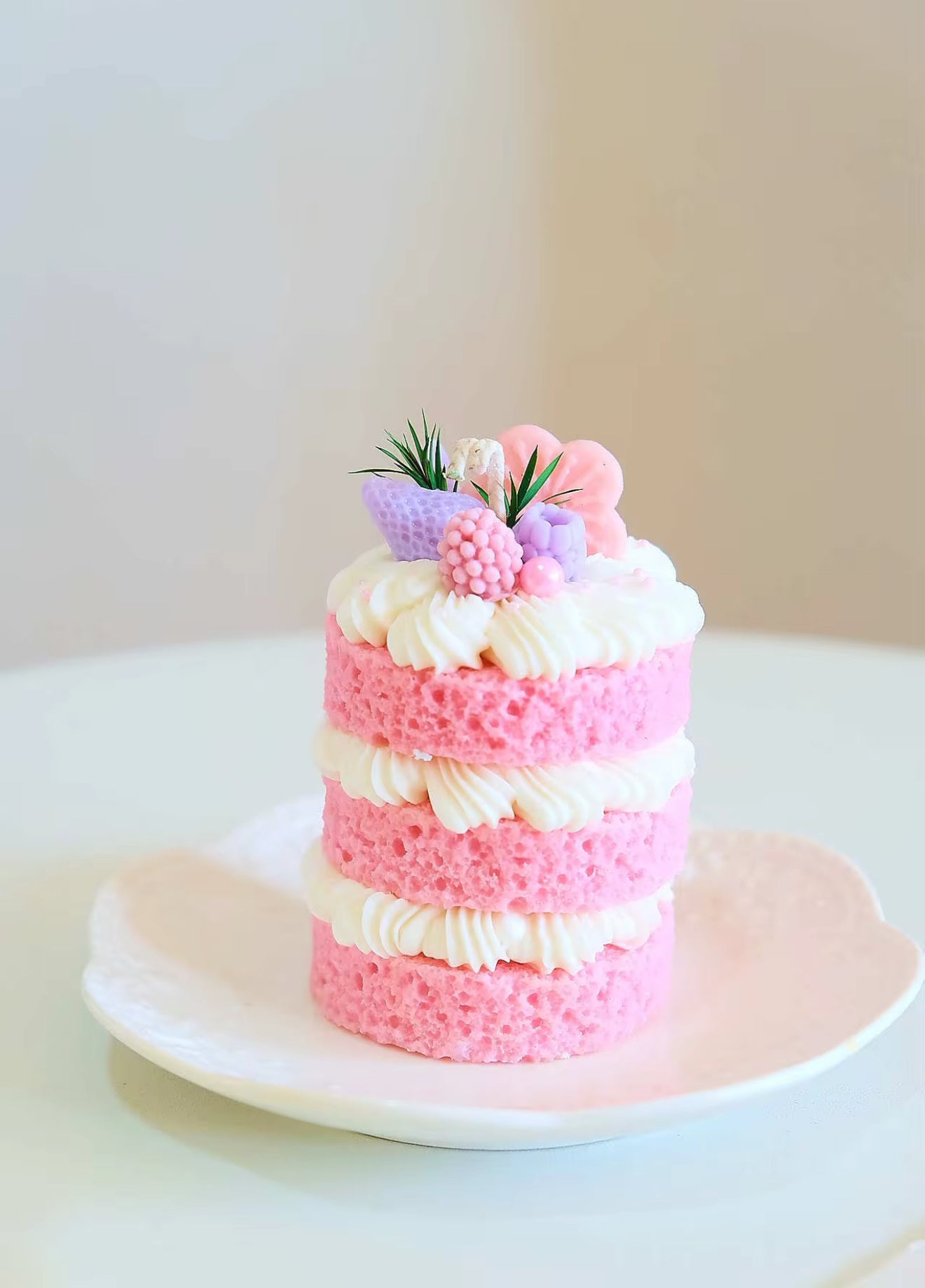 Whipped Cake Candle