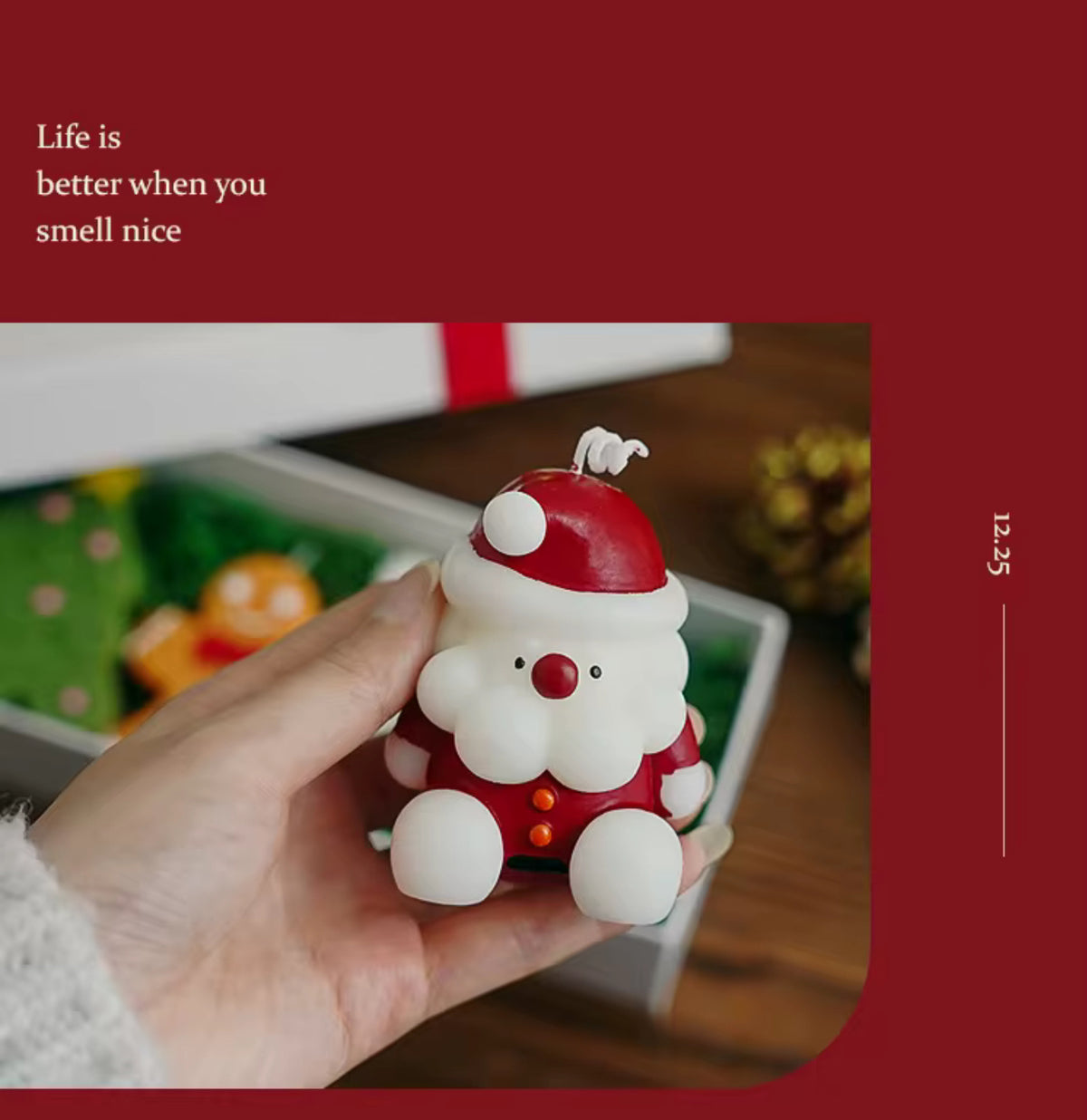Christmas Holiday Candle Gift Set