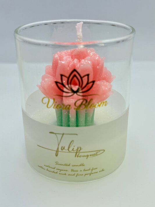 Tulip Bouquet Candle