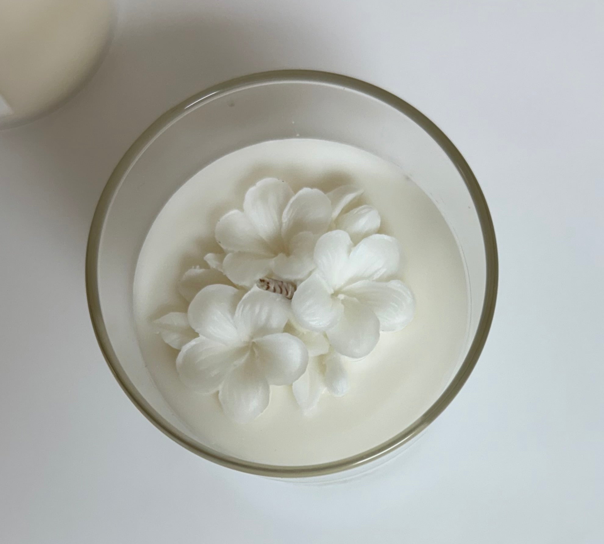 Hydrangea Flower candle