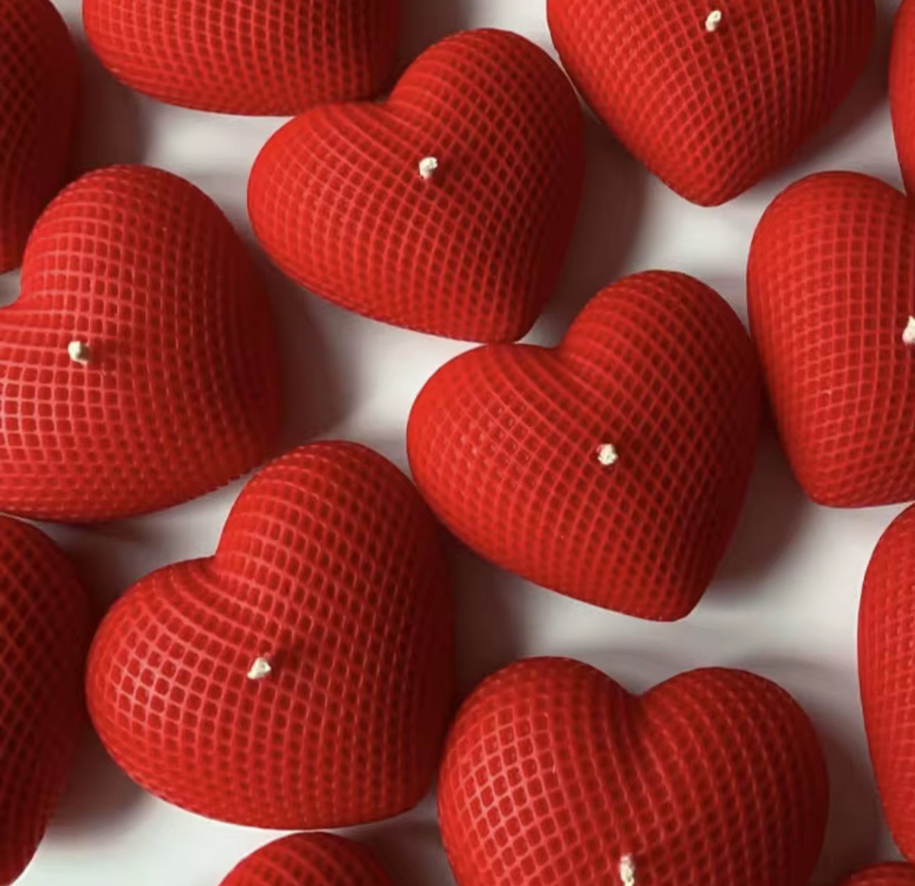 Red Heart Candle