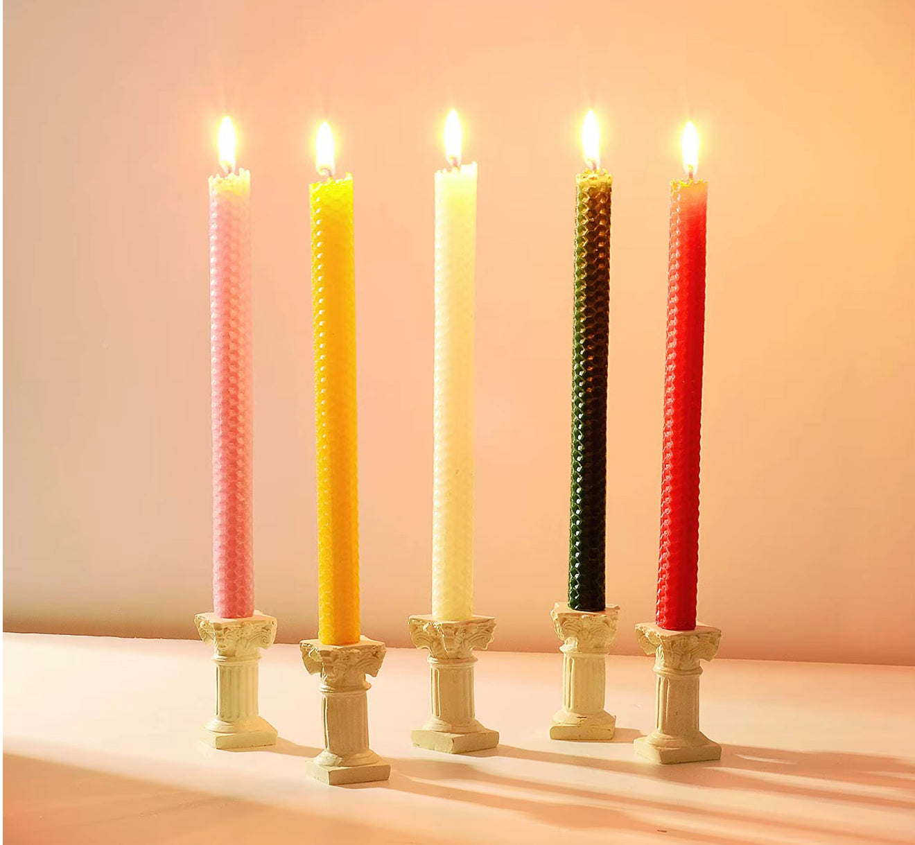 Beeswax Taper Candle