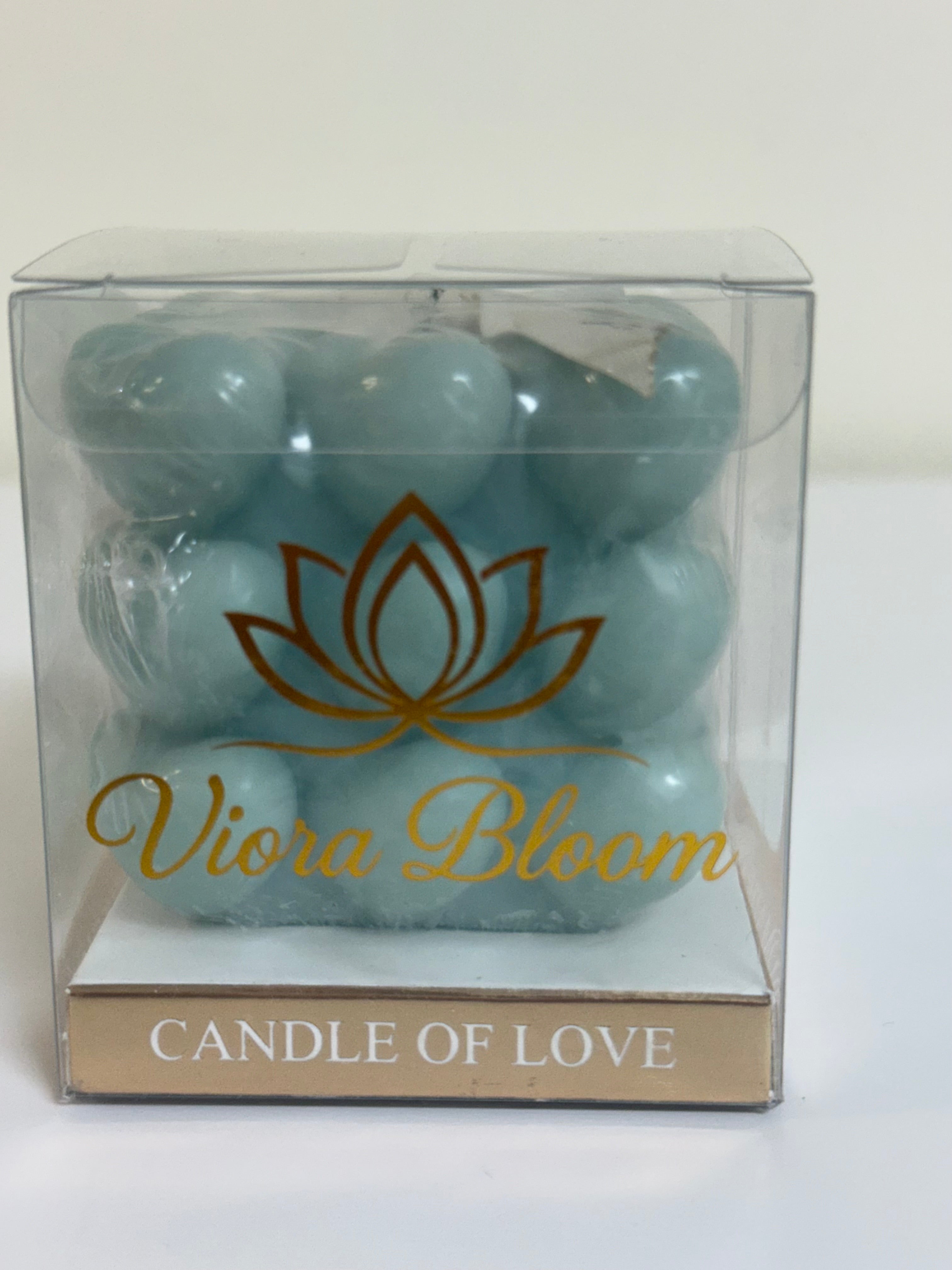 Heart Shaped Cube Candle