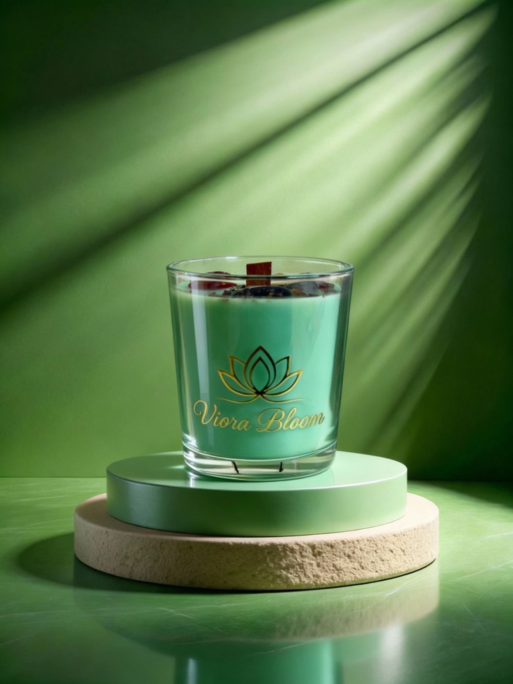 Crystal Aroma Soy Candle