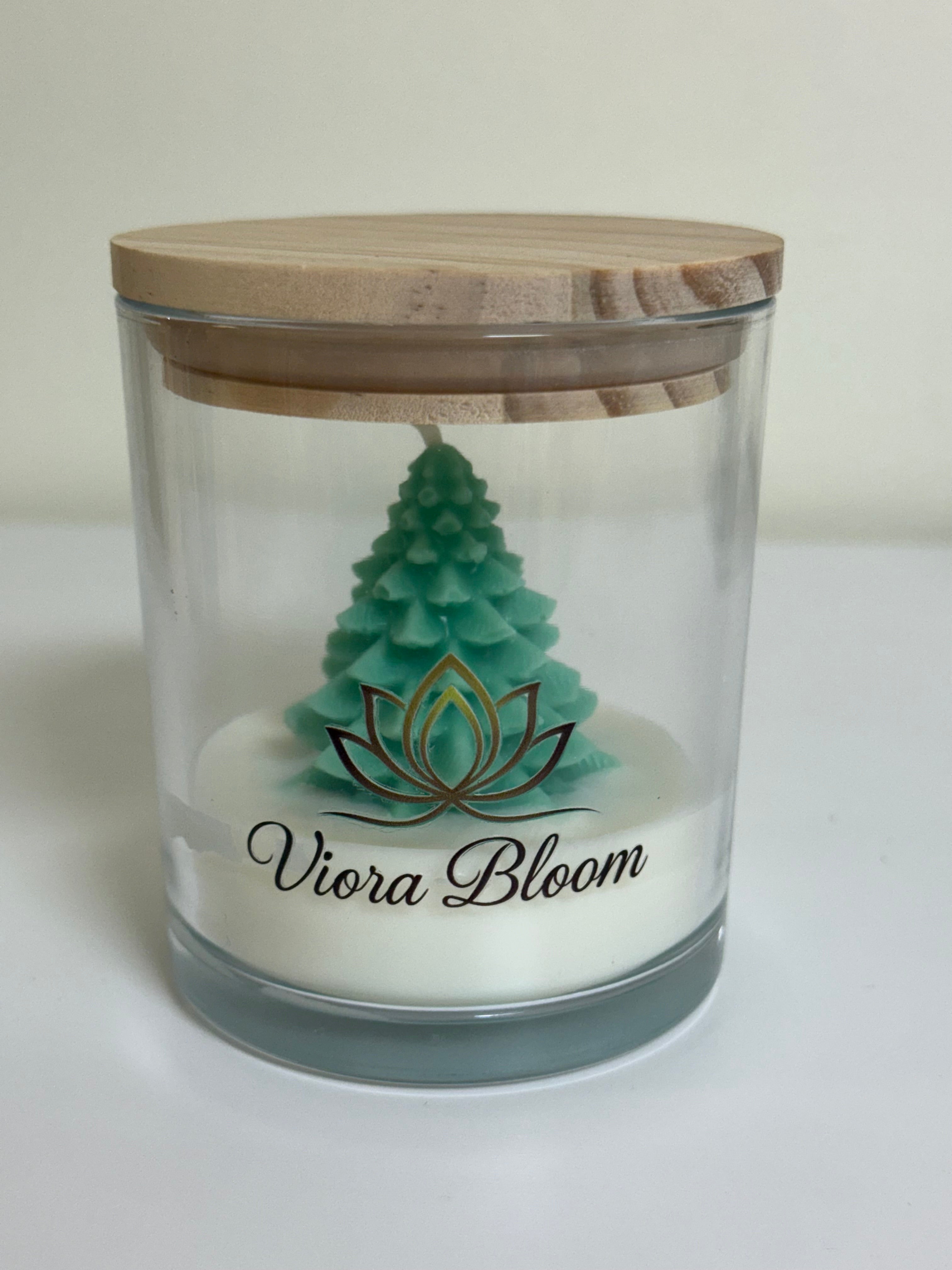 Christmas Tree Jar Candle
