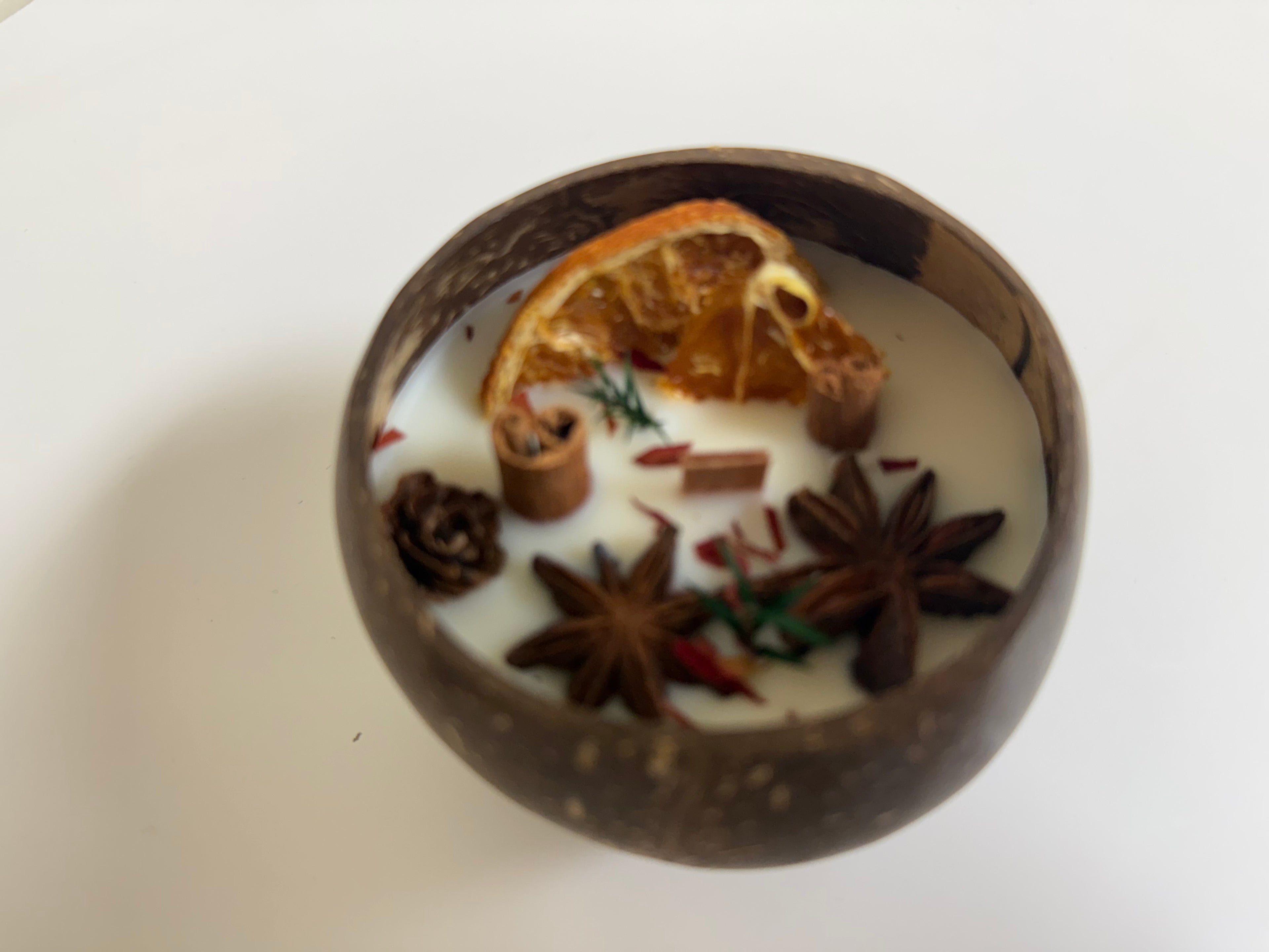 Natural Coconut Bowl Candle