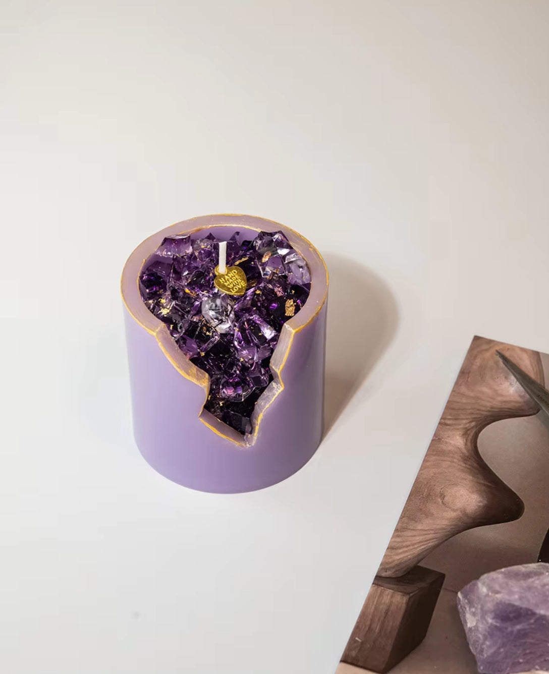 Crystal Geode Candle