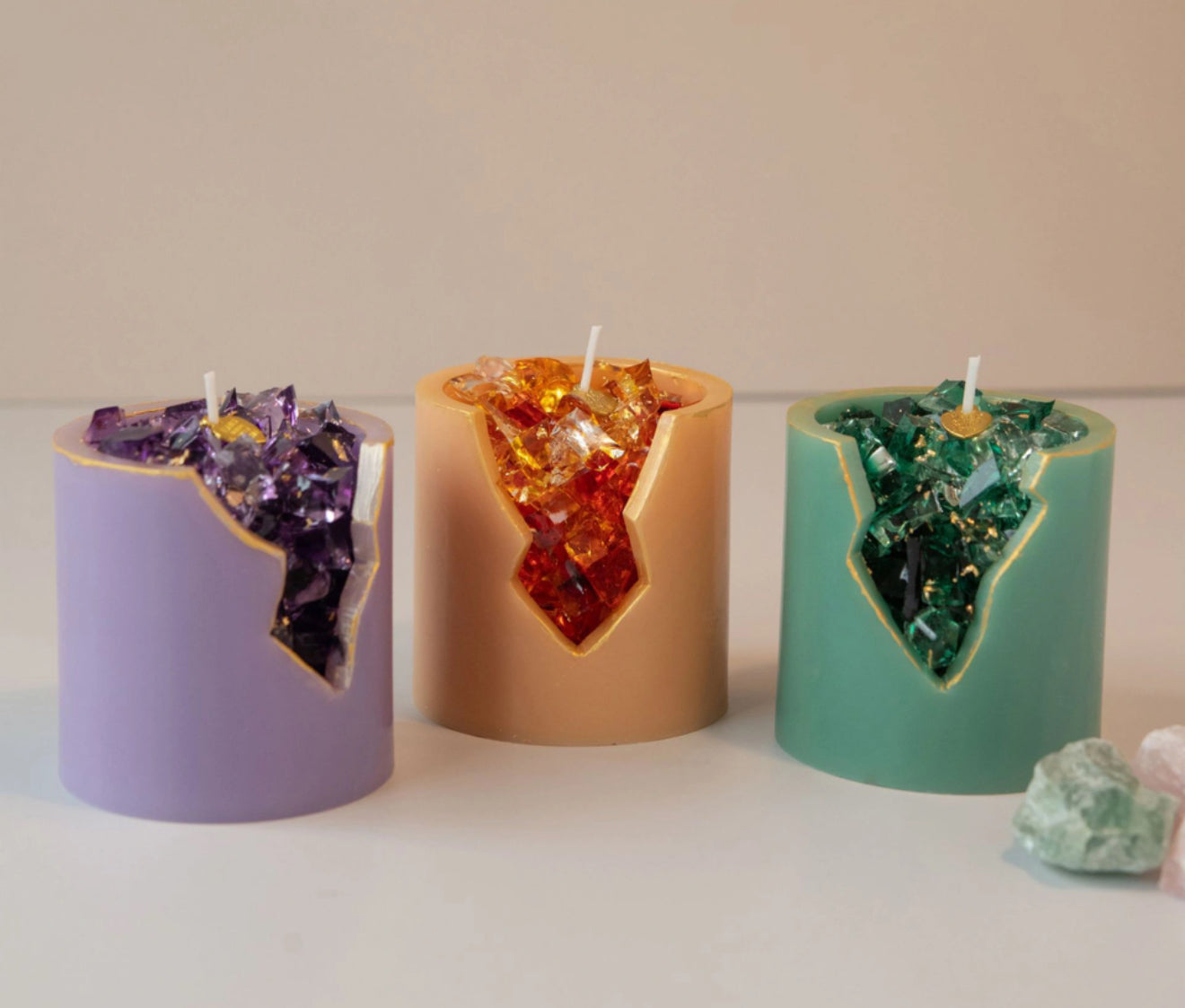 Crystal Geode Candle