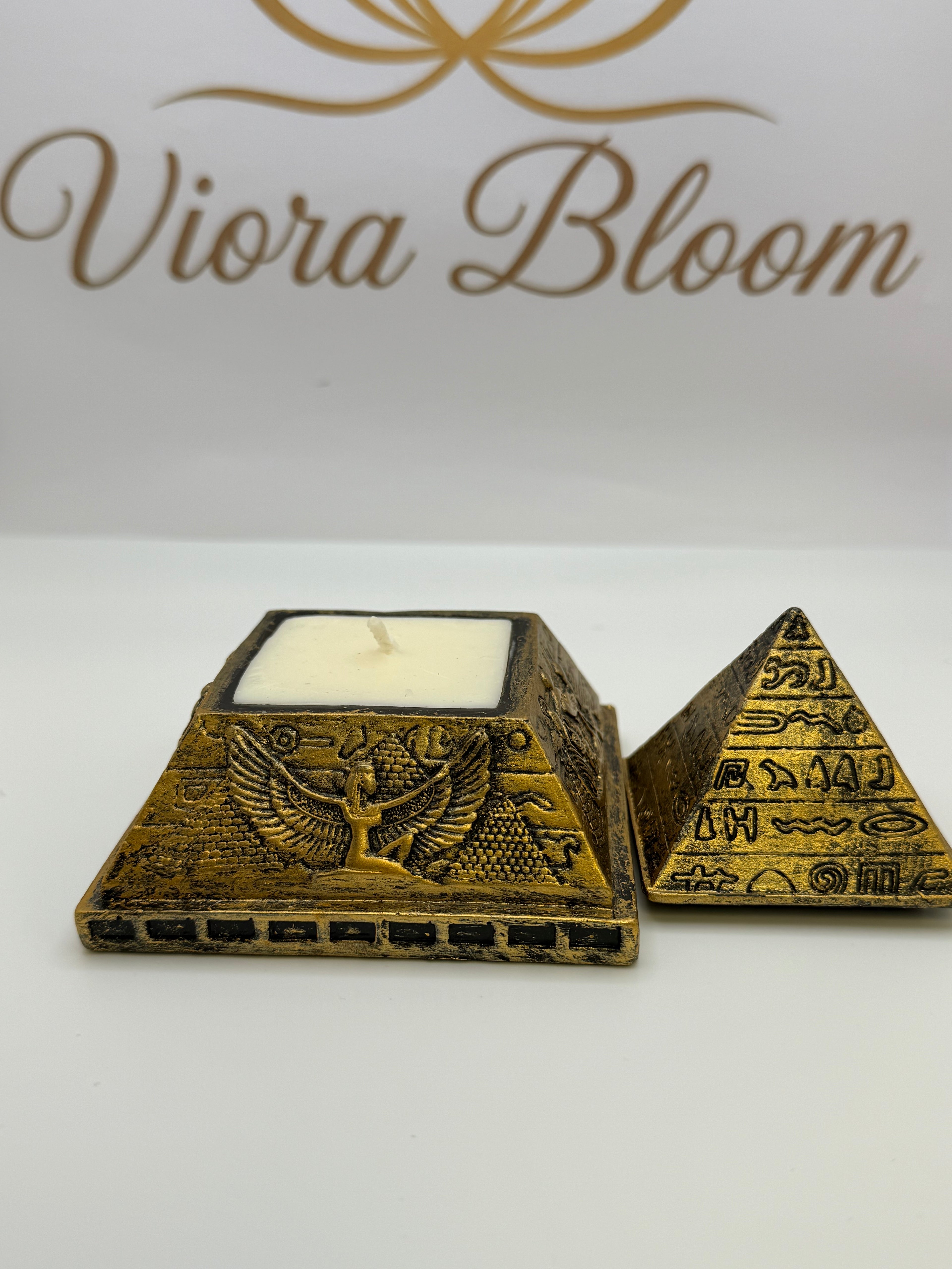 Egyptian Pyramid Candle