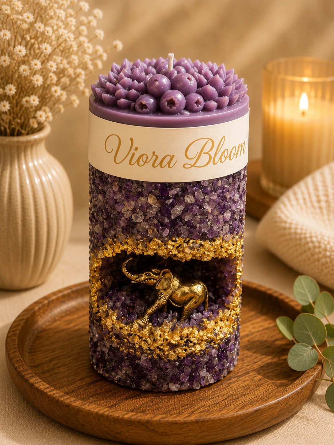 Crystal Cave Candle