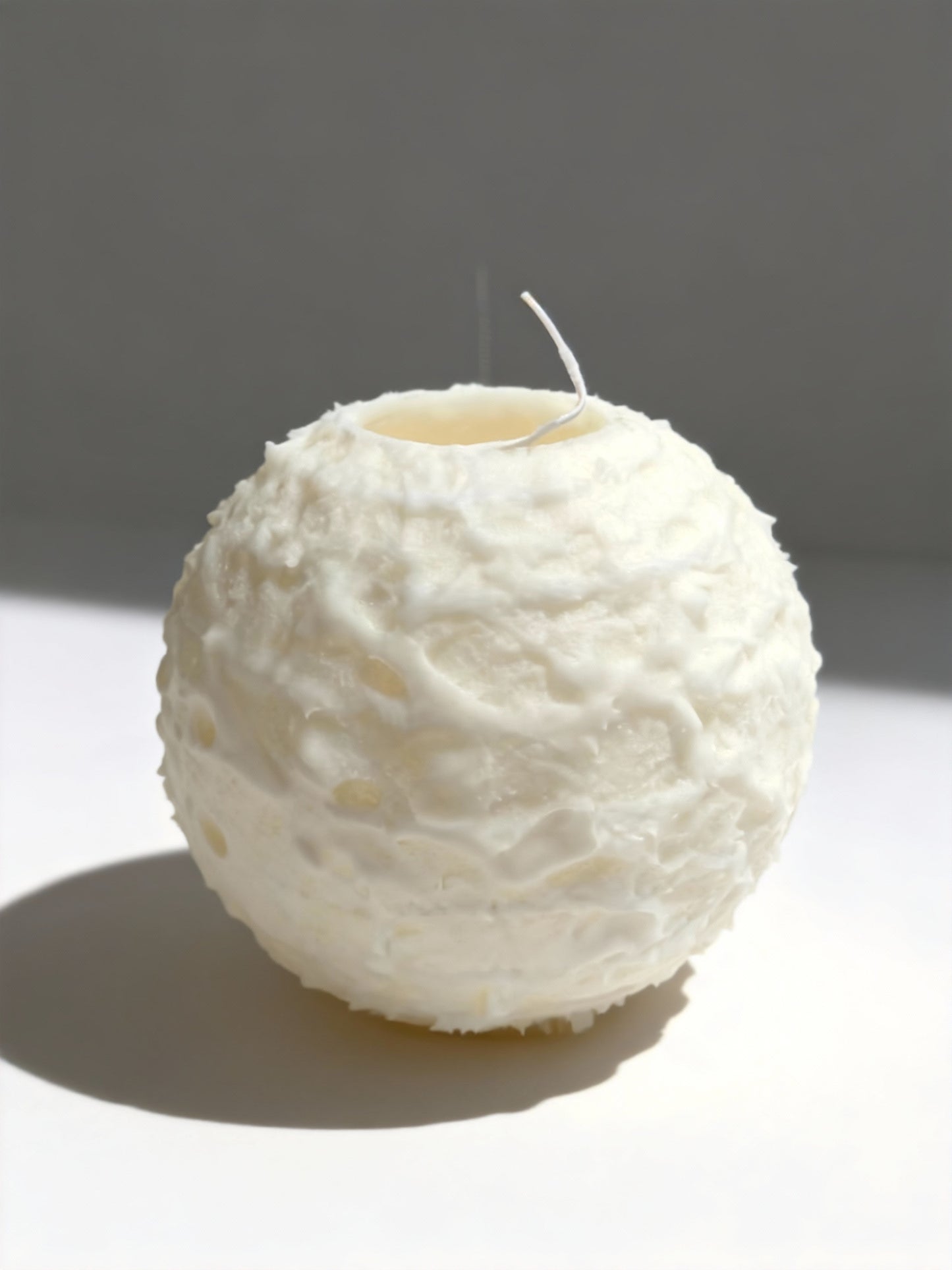 Spiral Melt Sphere Candle