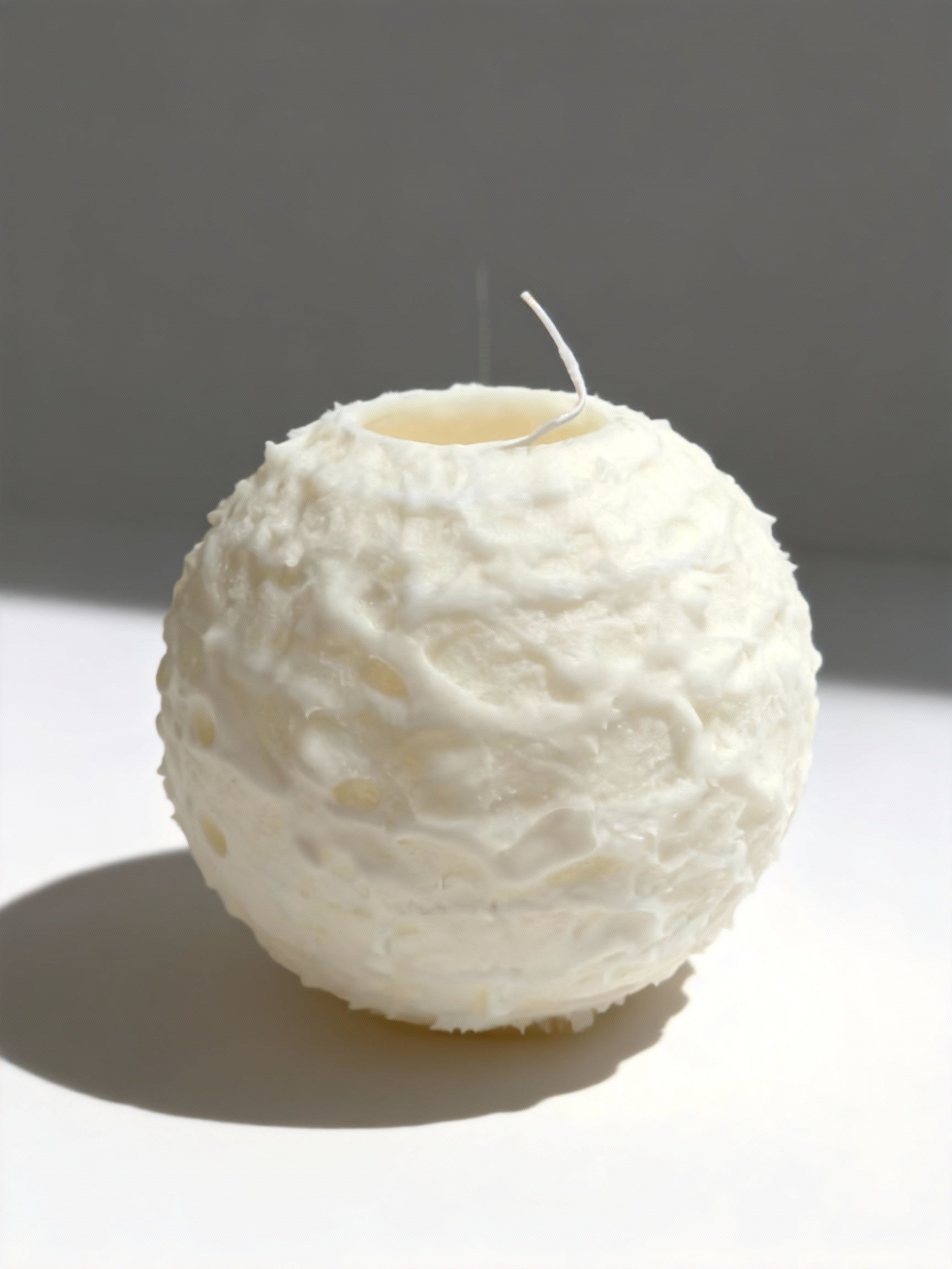 Spiral Melt Sphere Candle