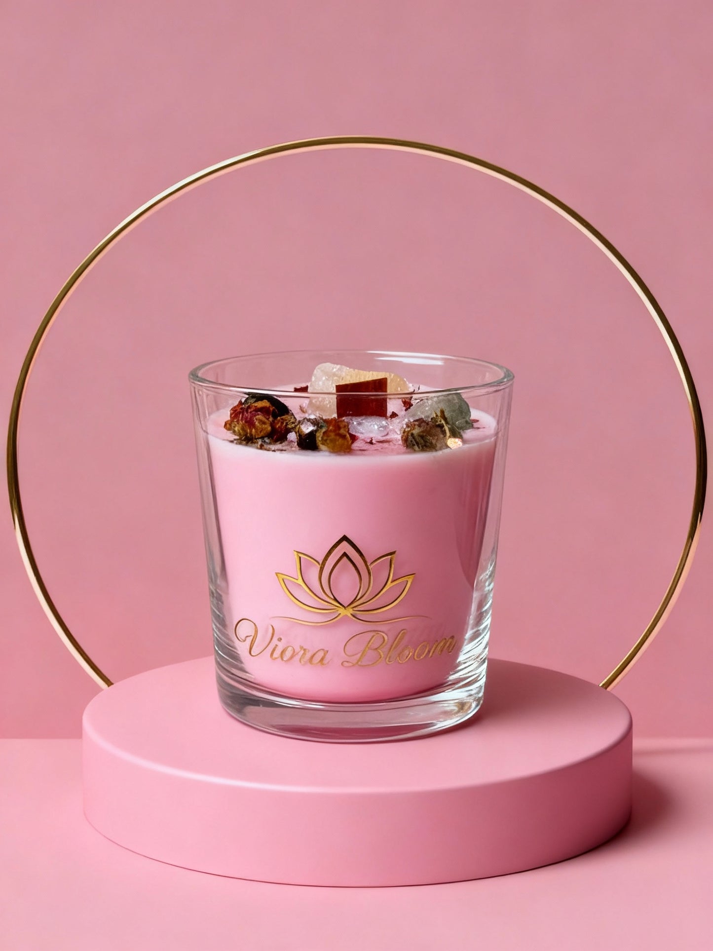 Crystal Aroma Soy Candle
