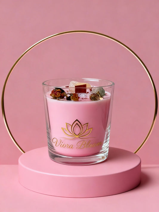 Crystal Aroma Soy Candle