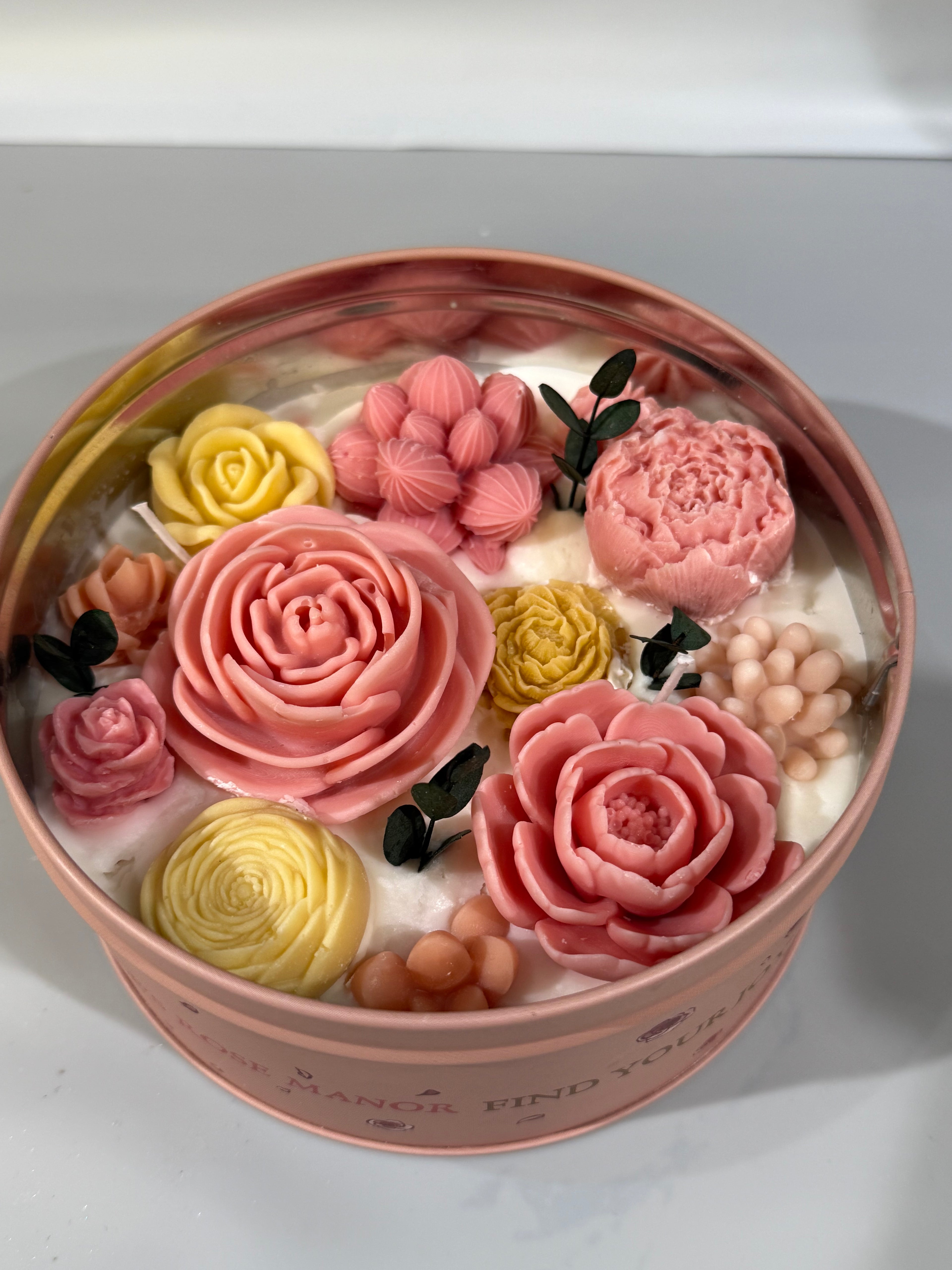Luxury Floral Box Candle