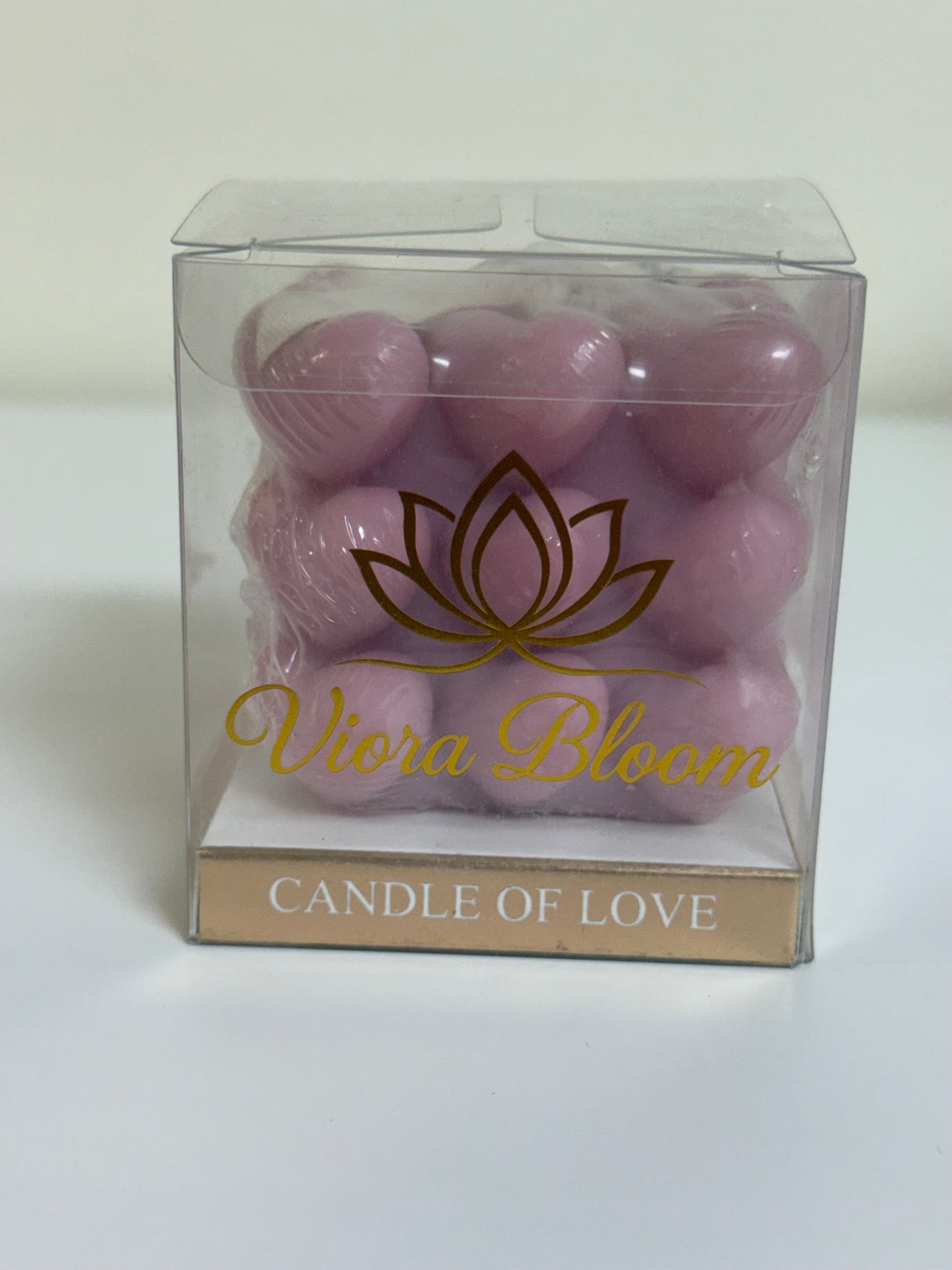 Heart Shaped Cube Candle