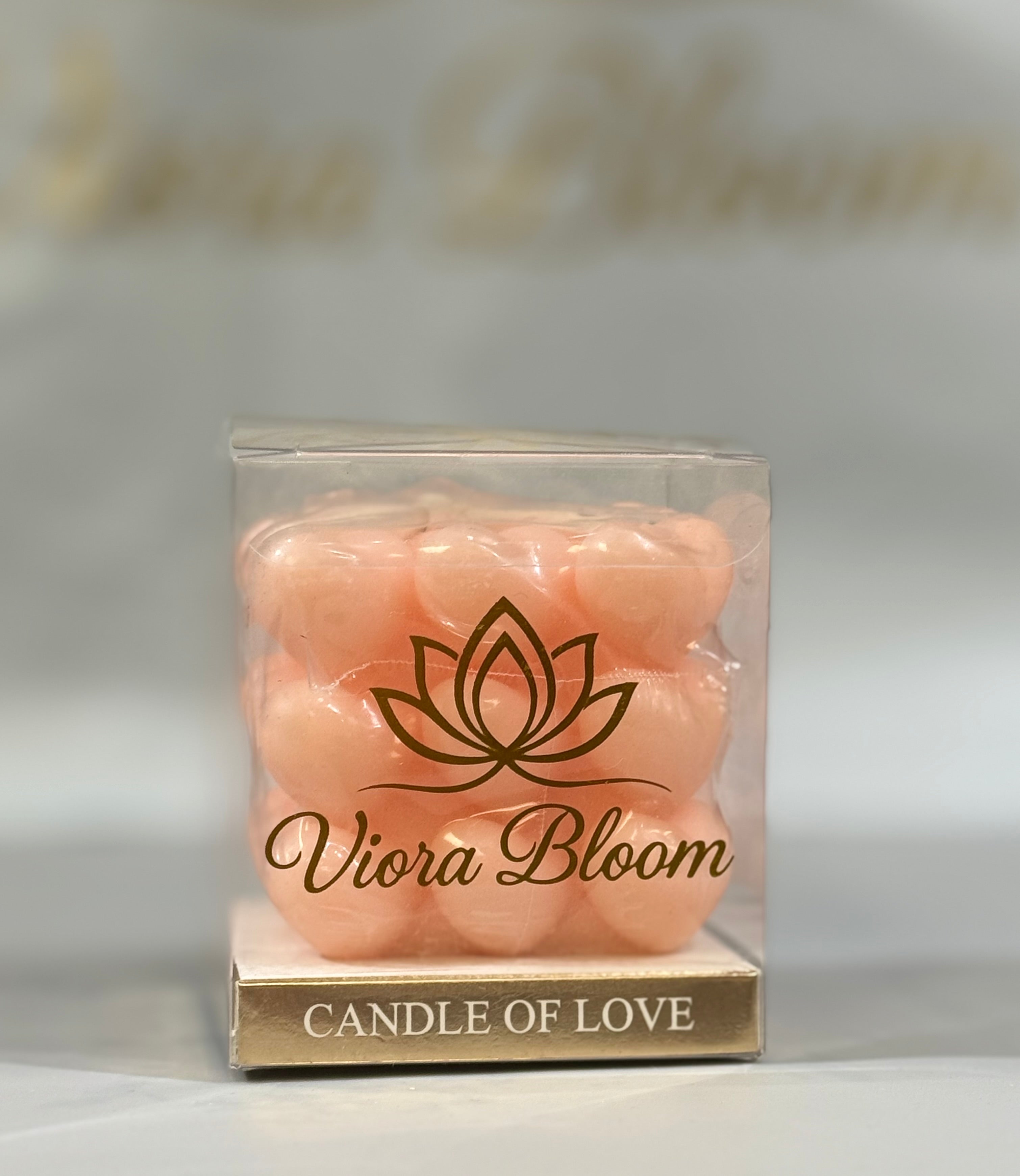 Heart Shaped Cube Candle