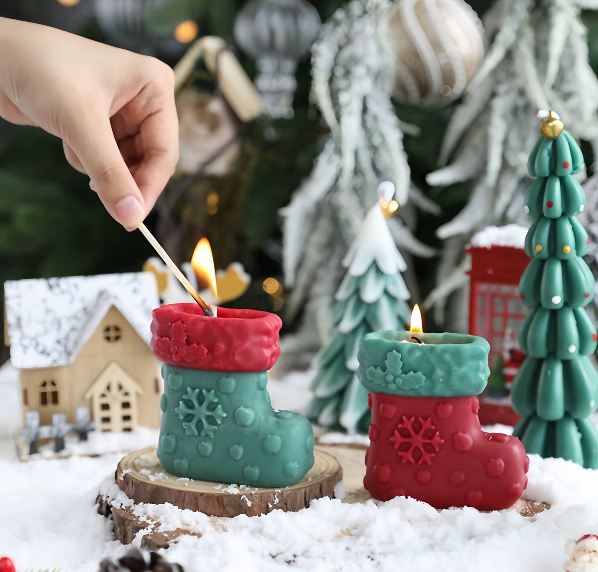 Christmas Stocking Candle