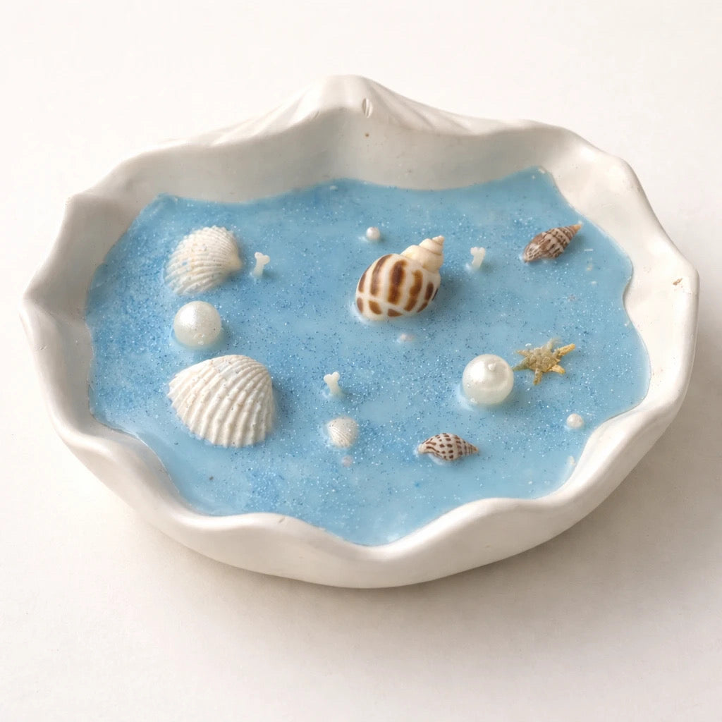 Ocean Conch Shell Candle