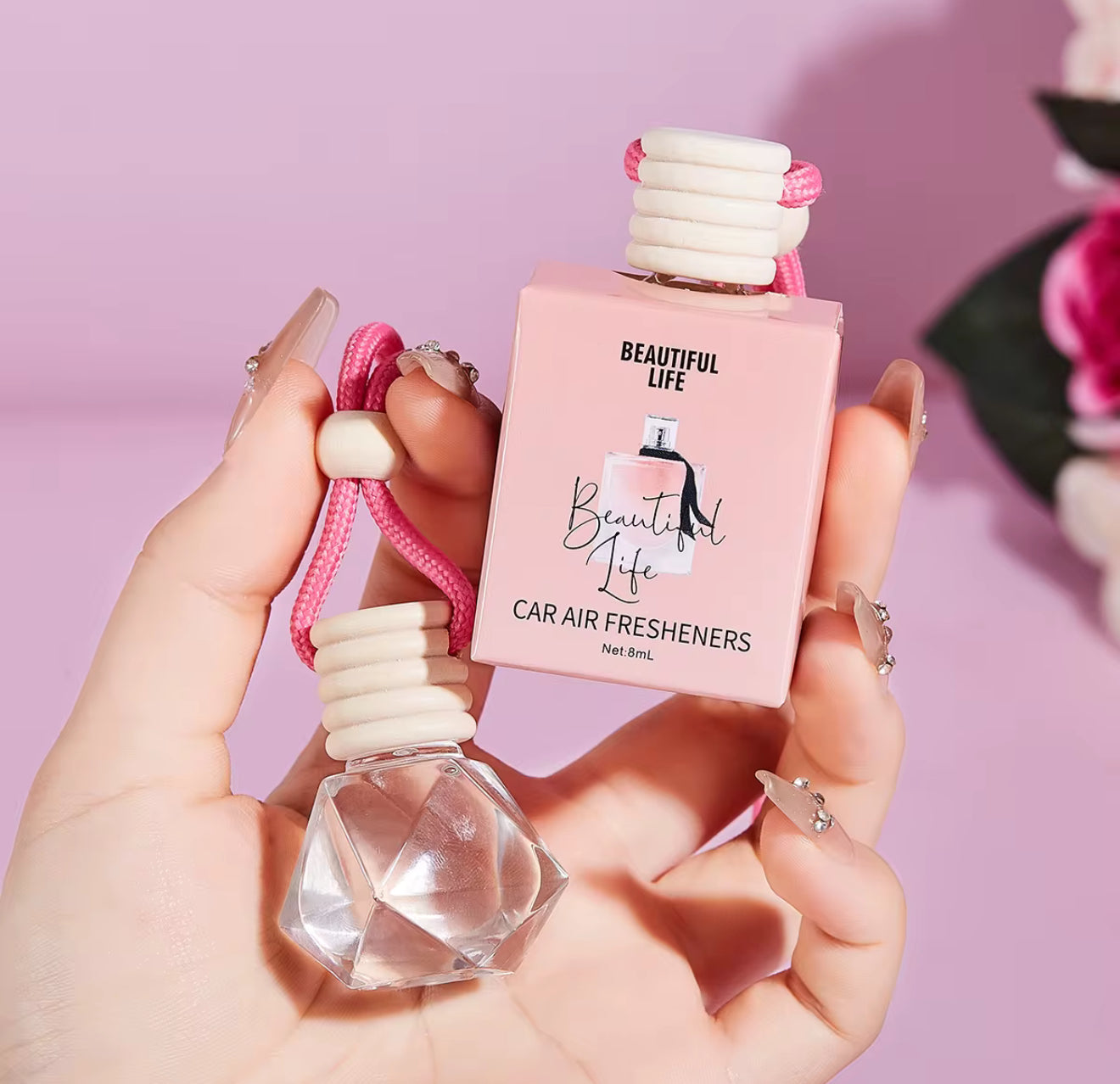 Hanging Glass Car Diffuser