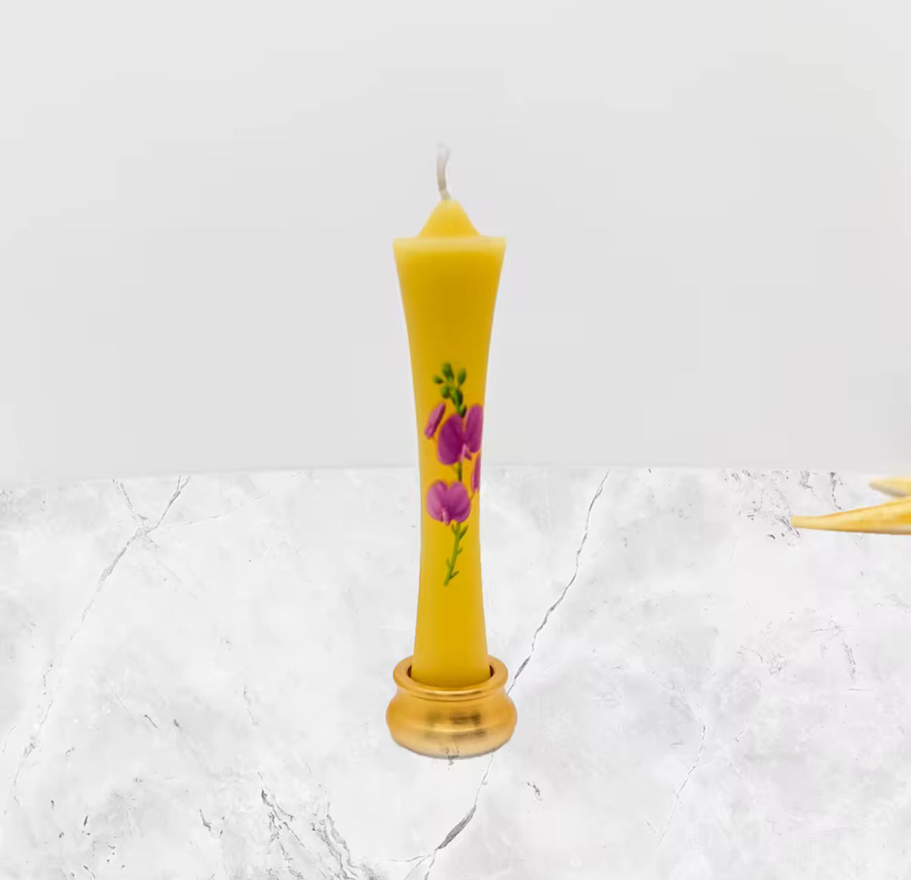 Mini Beeswax Taper Candle