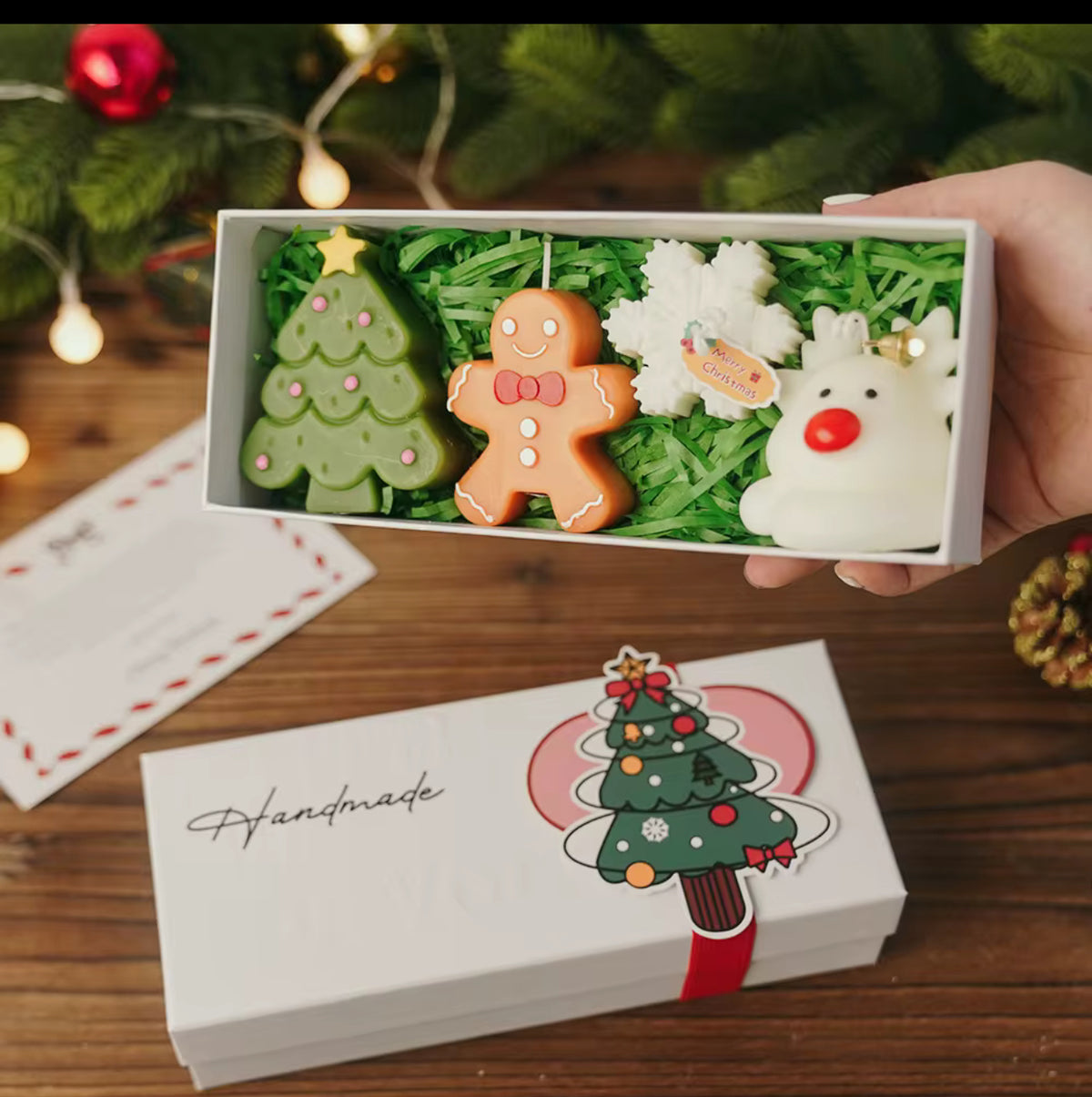 Christmas Holiday Candle Gift Set