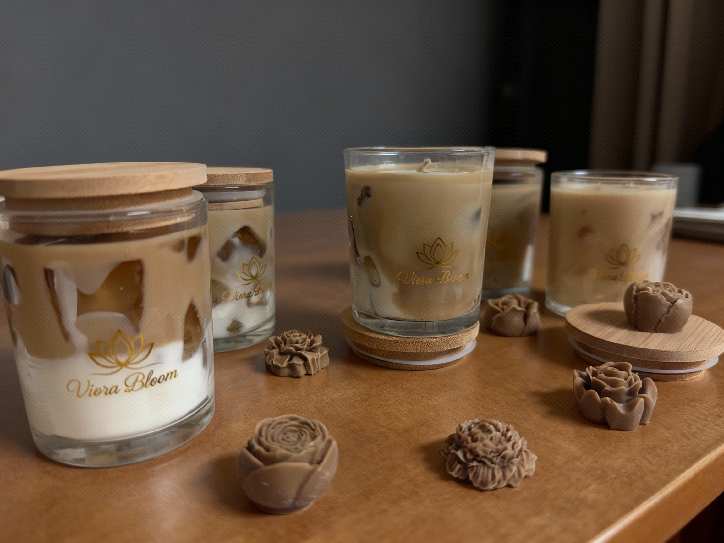 Mocha Blossom Soy Candle