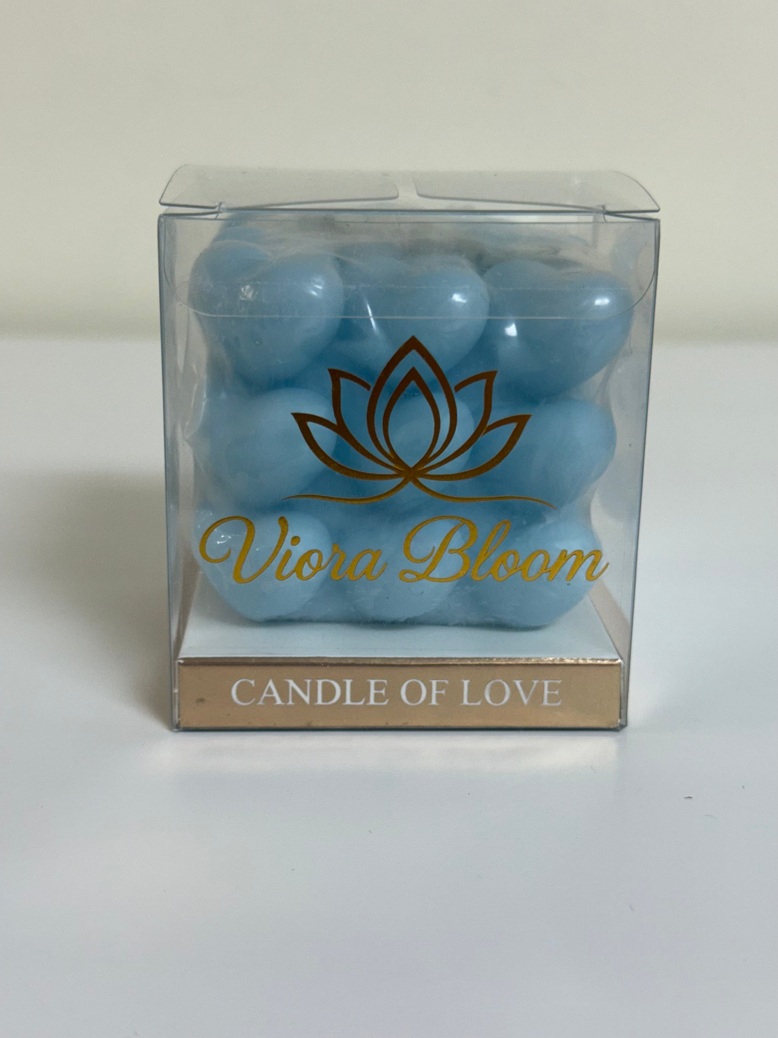 Heart Shaped Cube Candle