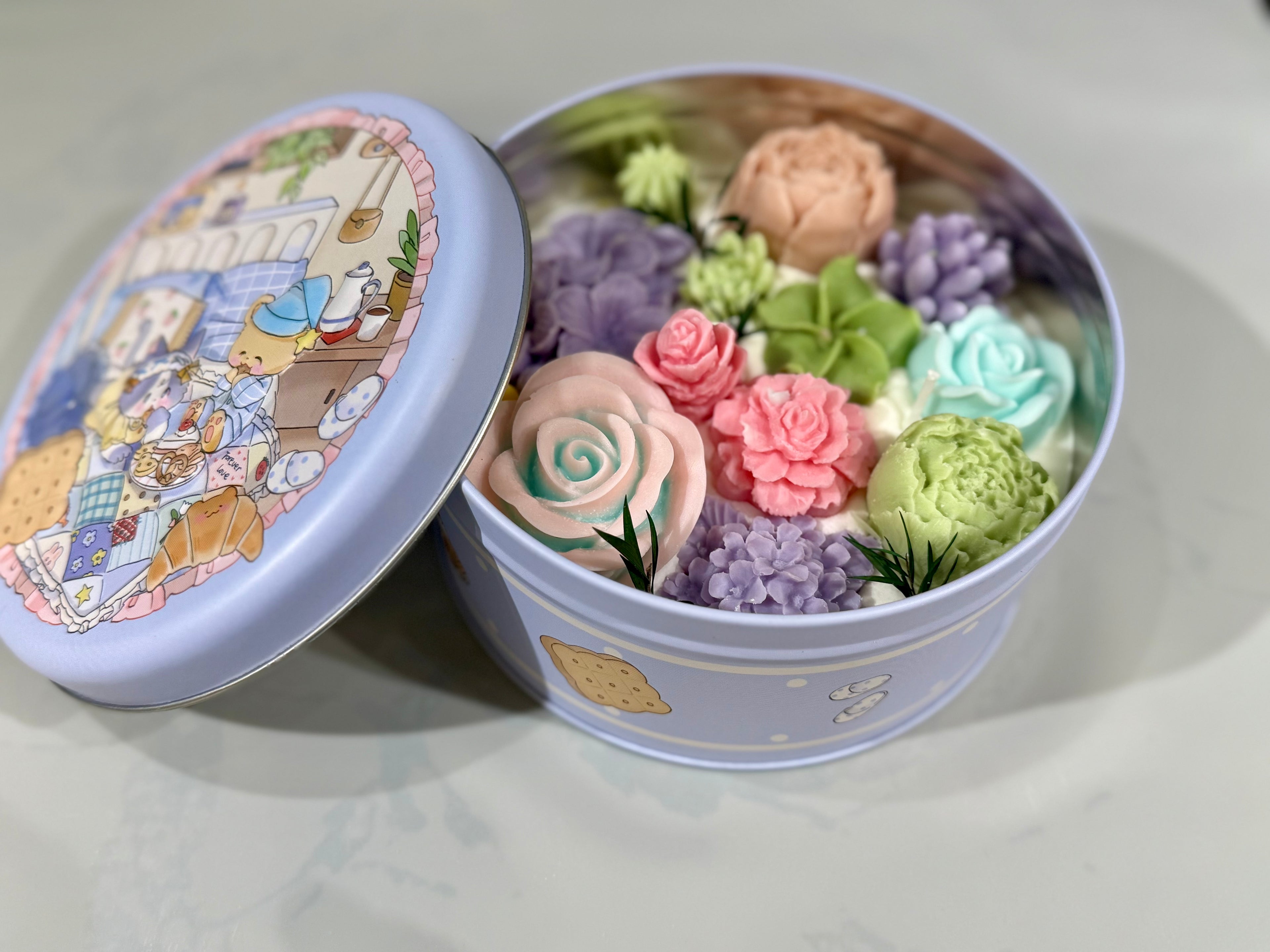 Luxury Floral Box Candle