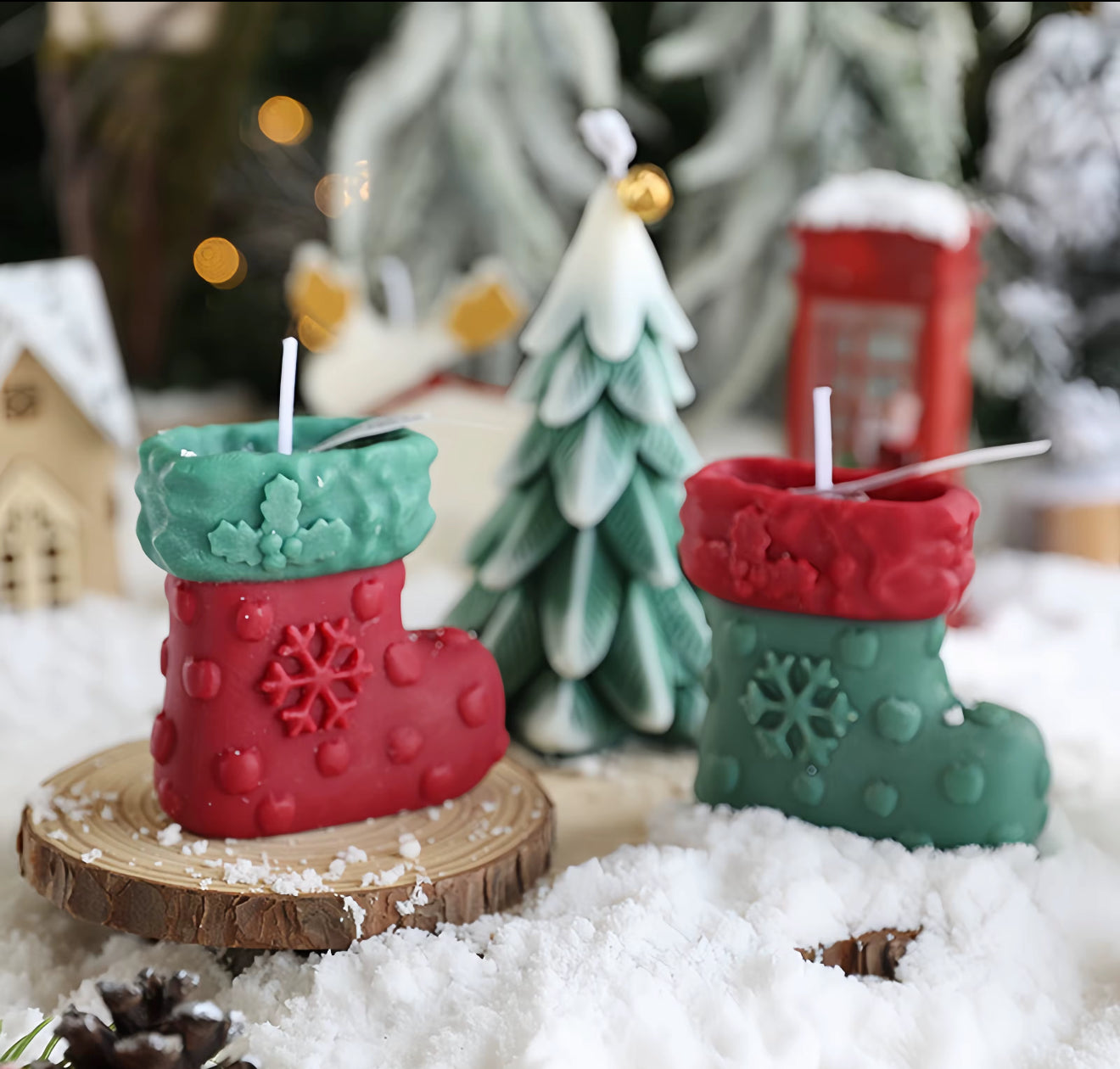 Christmas Stocking Candle