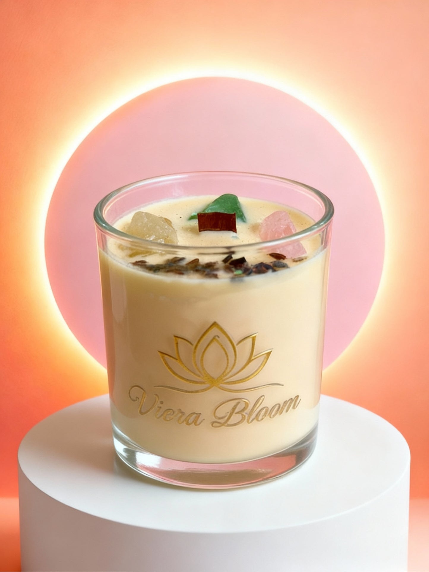 Crystal Aroma Soy Candle