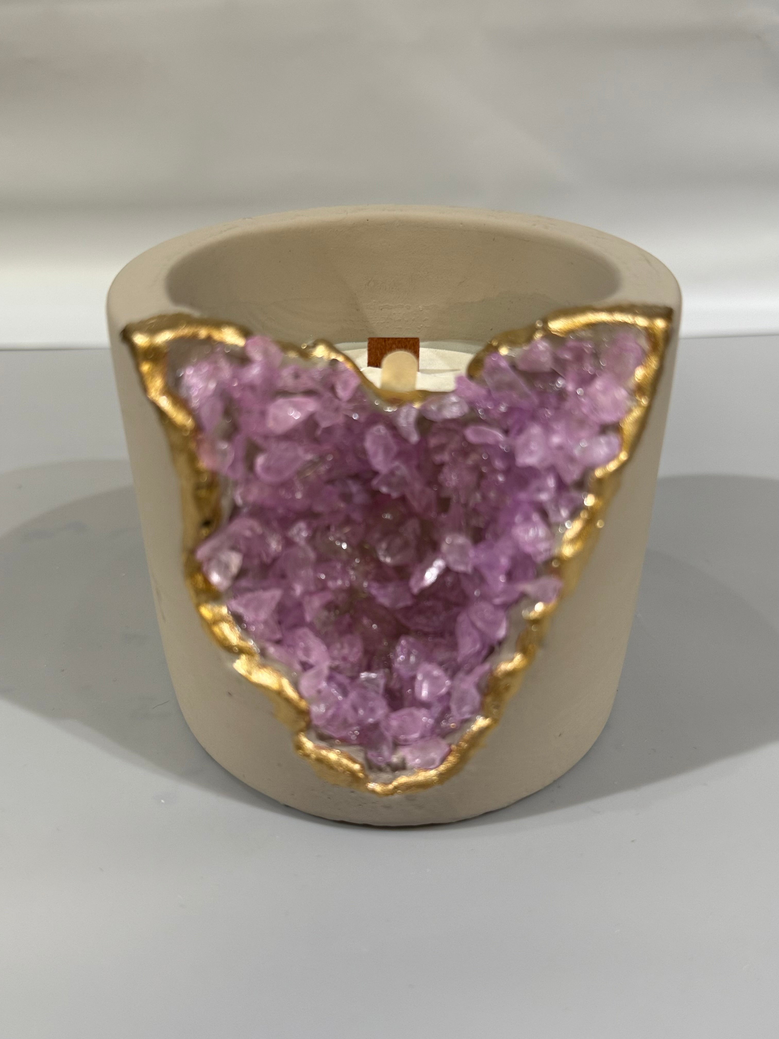 Geode Crystal Candle