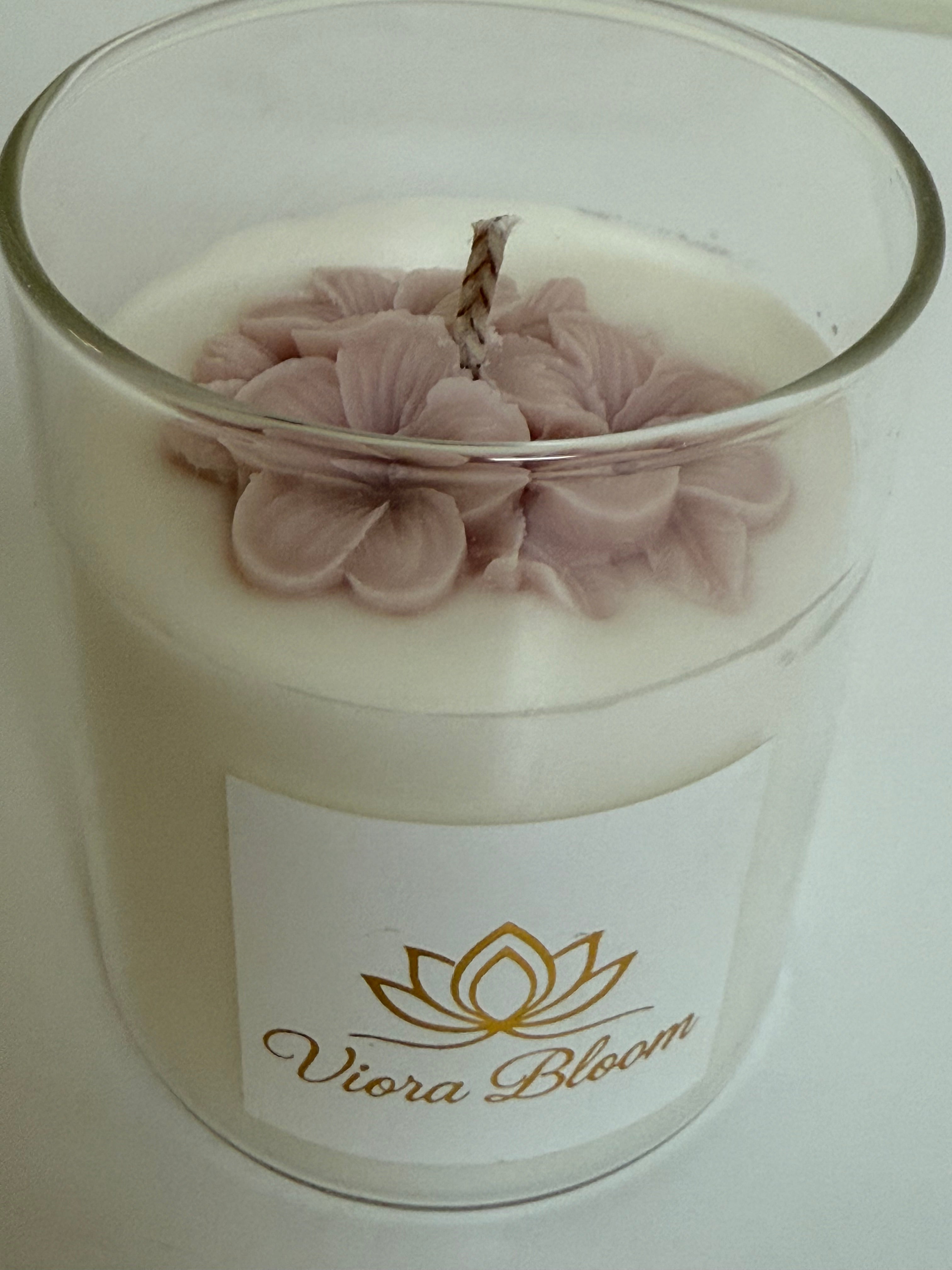 Hydrangea Flower candle
