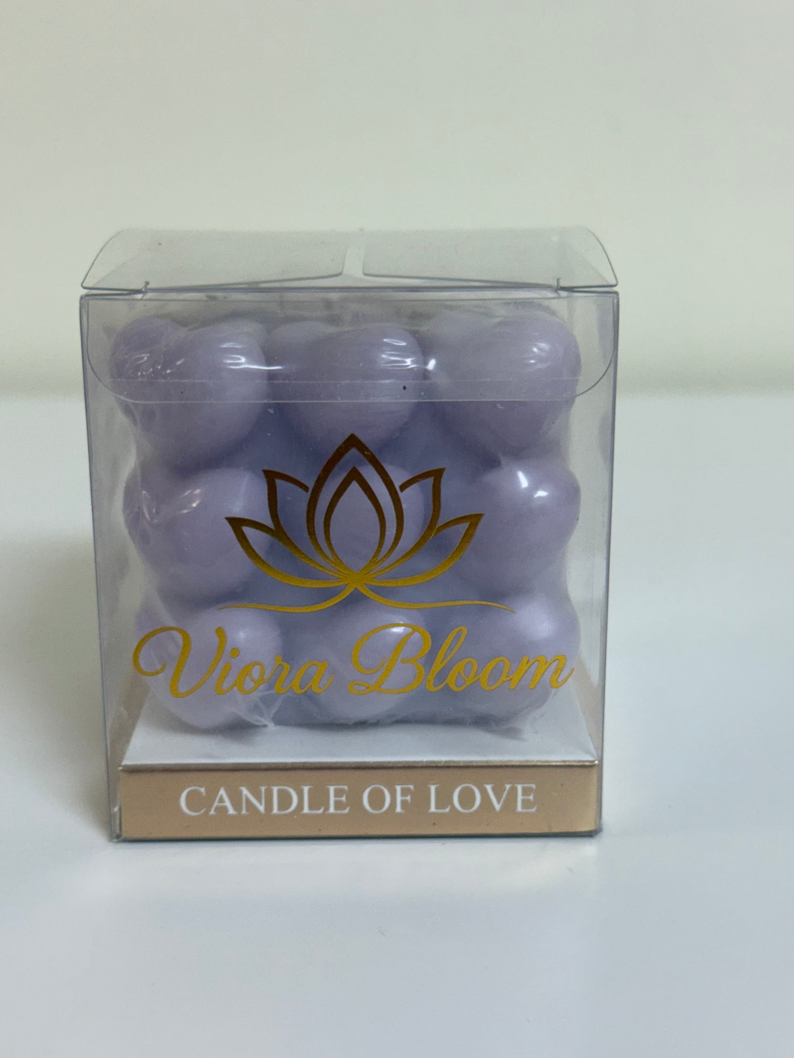 Heart Shaped Cube Candle