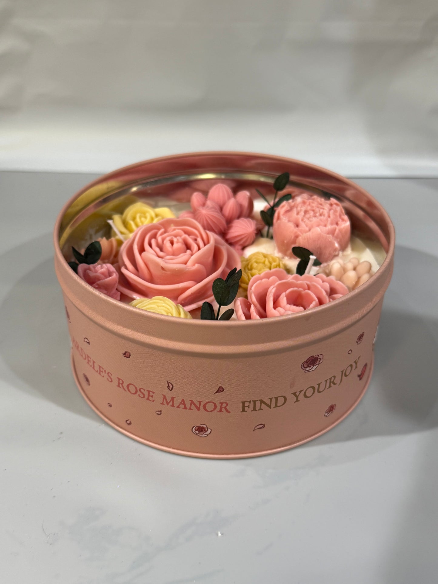 Luxury Floral Box Candle