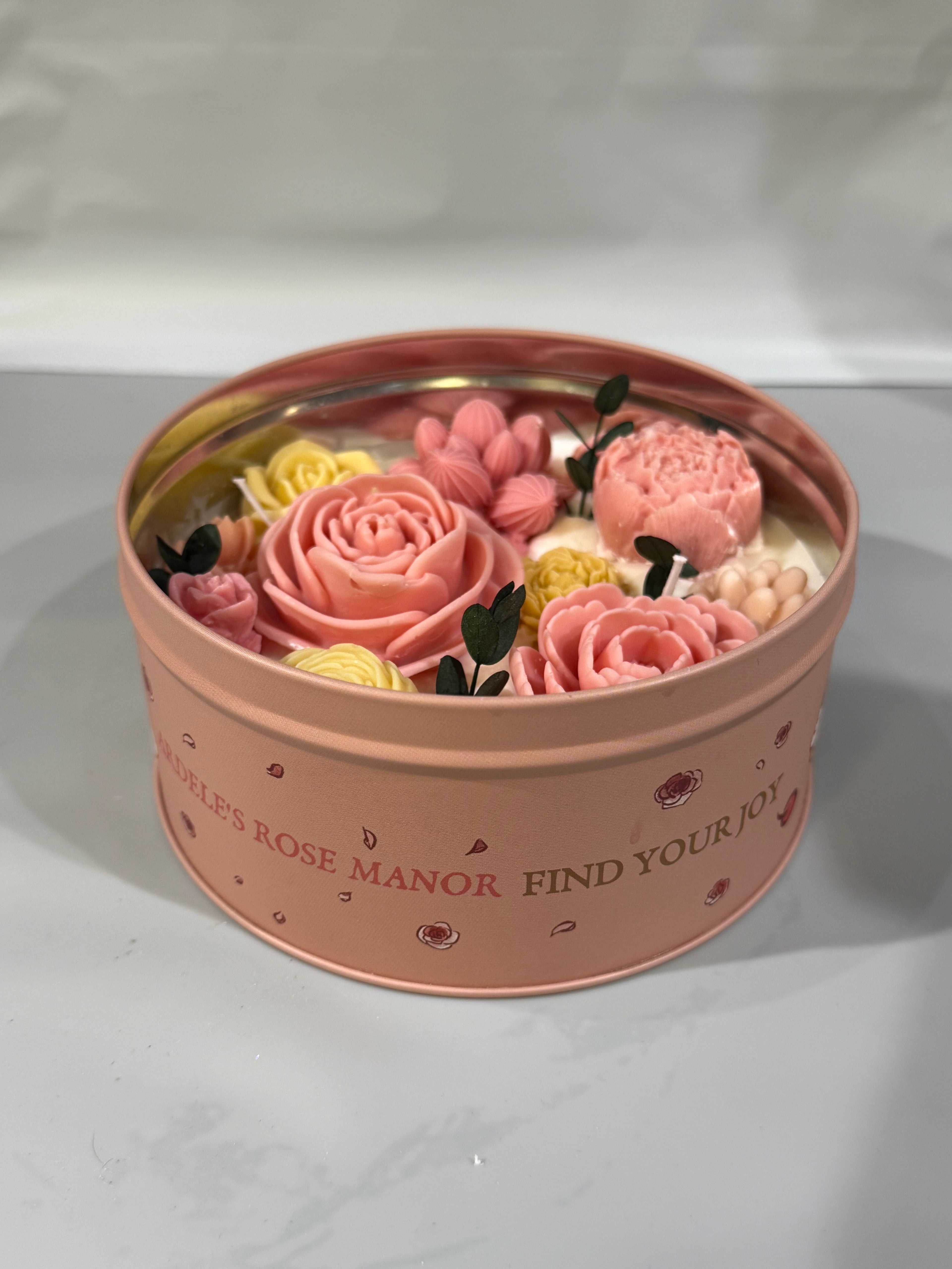 Luxury Floral Box Candle