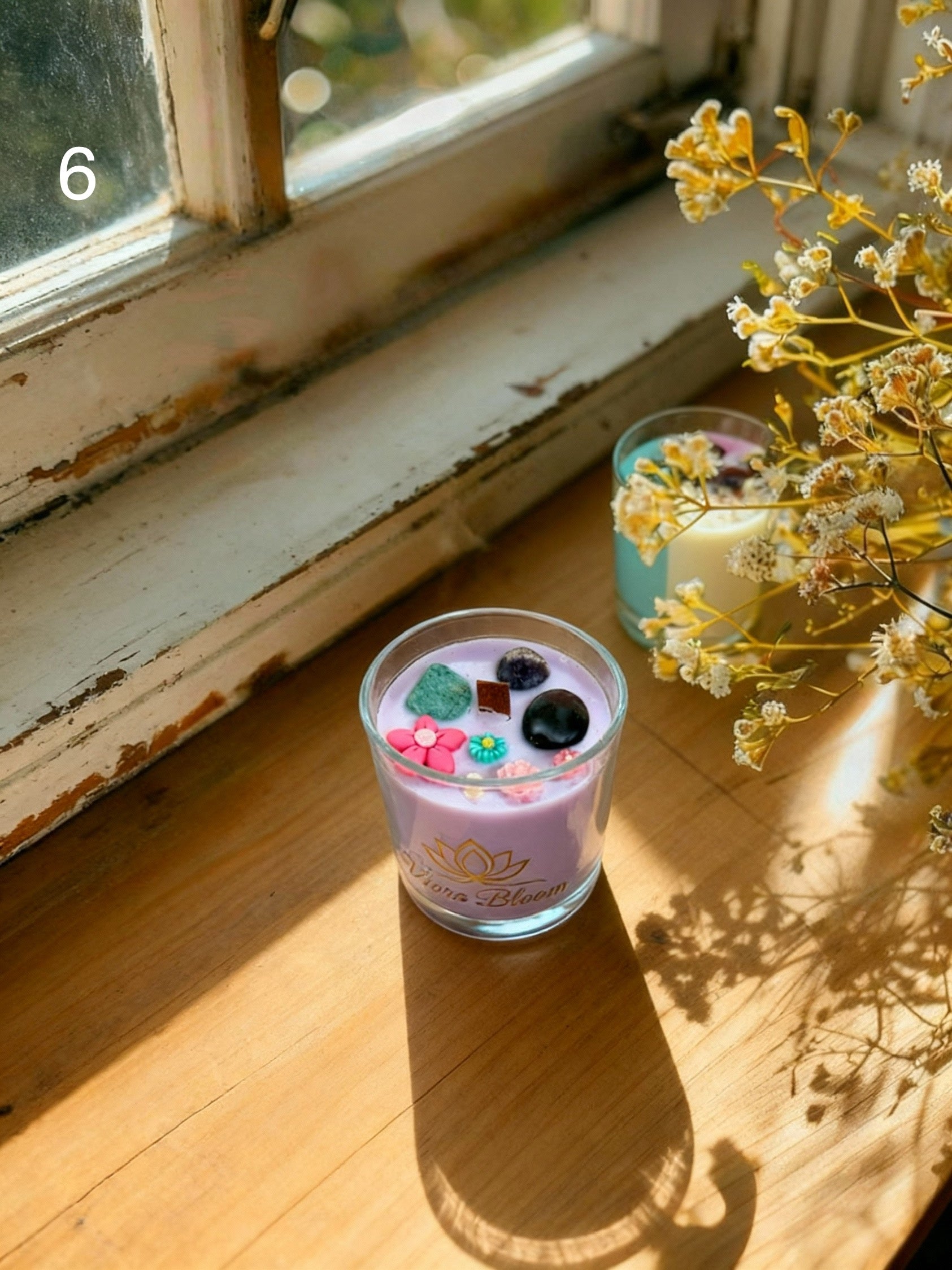 Crystal Aroma Soy Candle