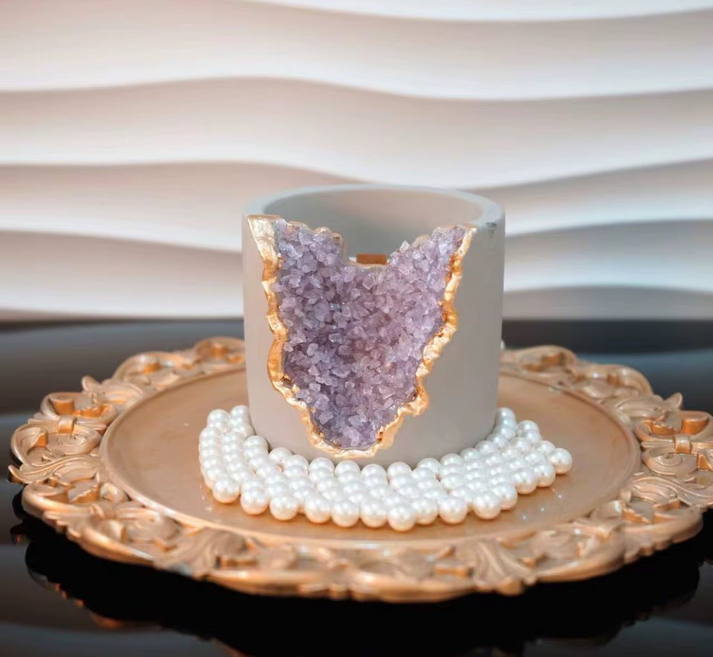 Geode Crystal Candle