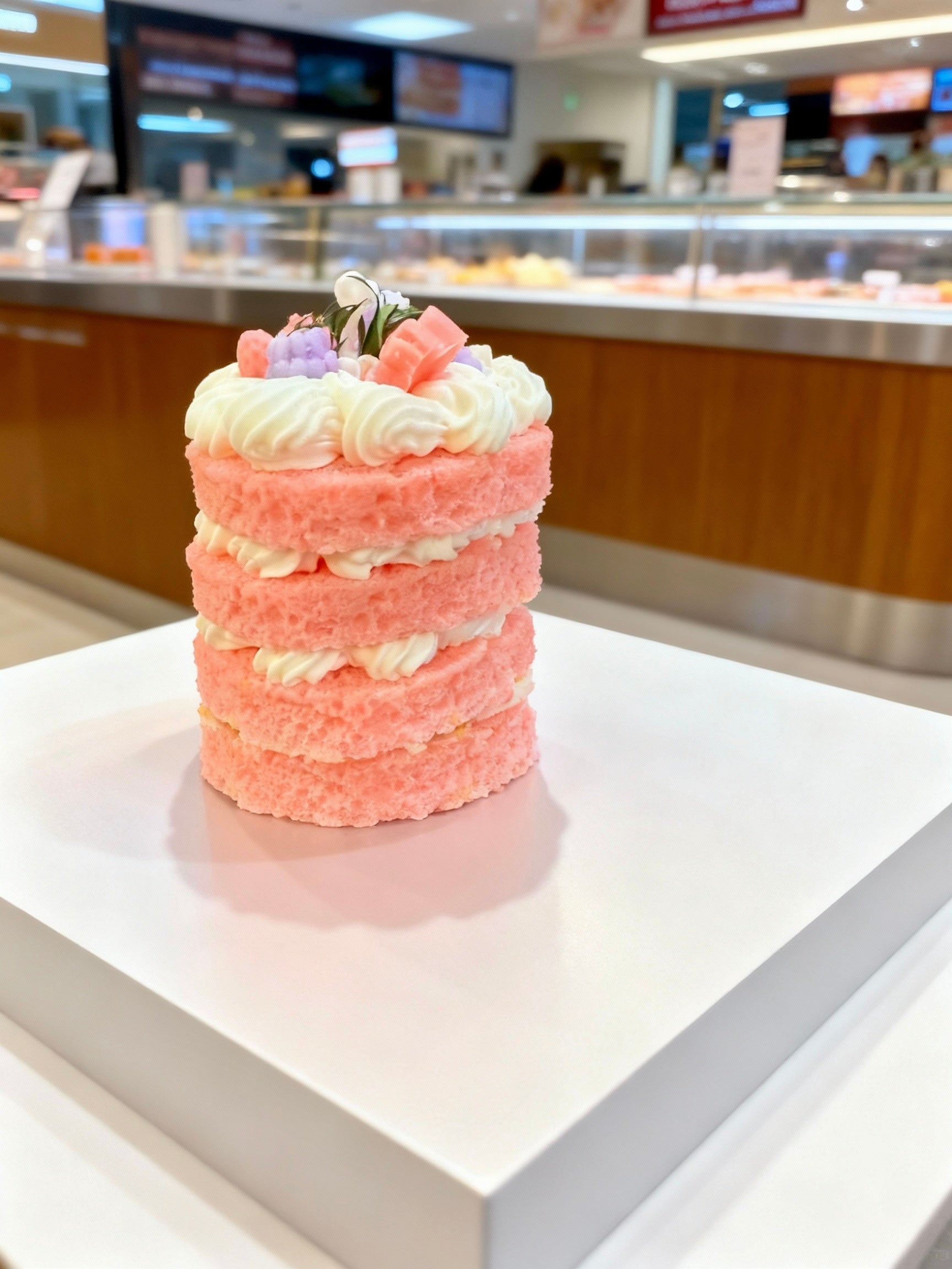 Whipped Cake Candle