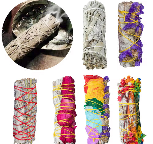 Natural Herb Smudge Bundle – 4 inch